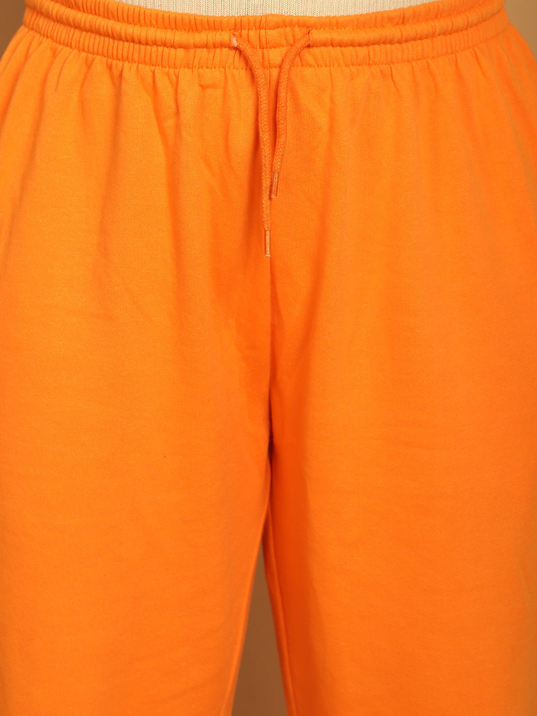Women Orange Jogger Pants