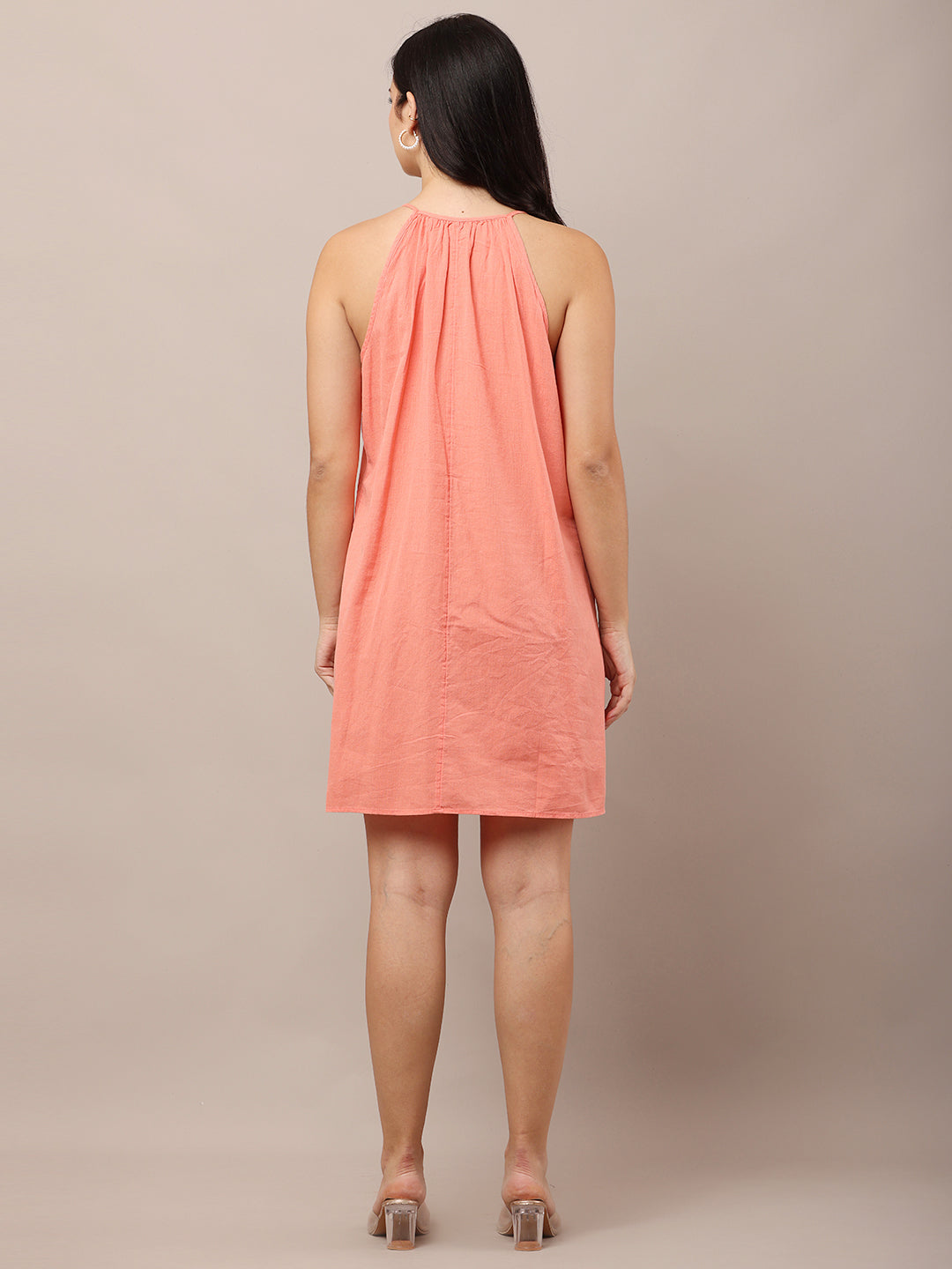 Women Pink A-Line Dress
