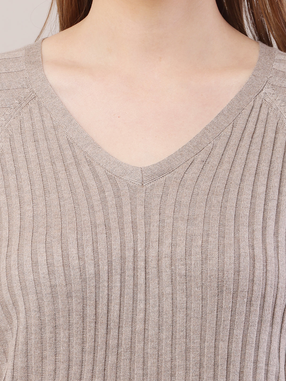 Women Light Brown Sheath Dress