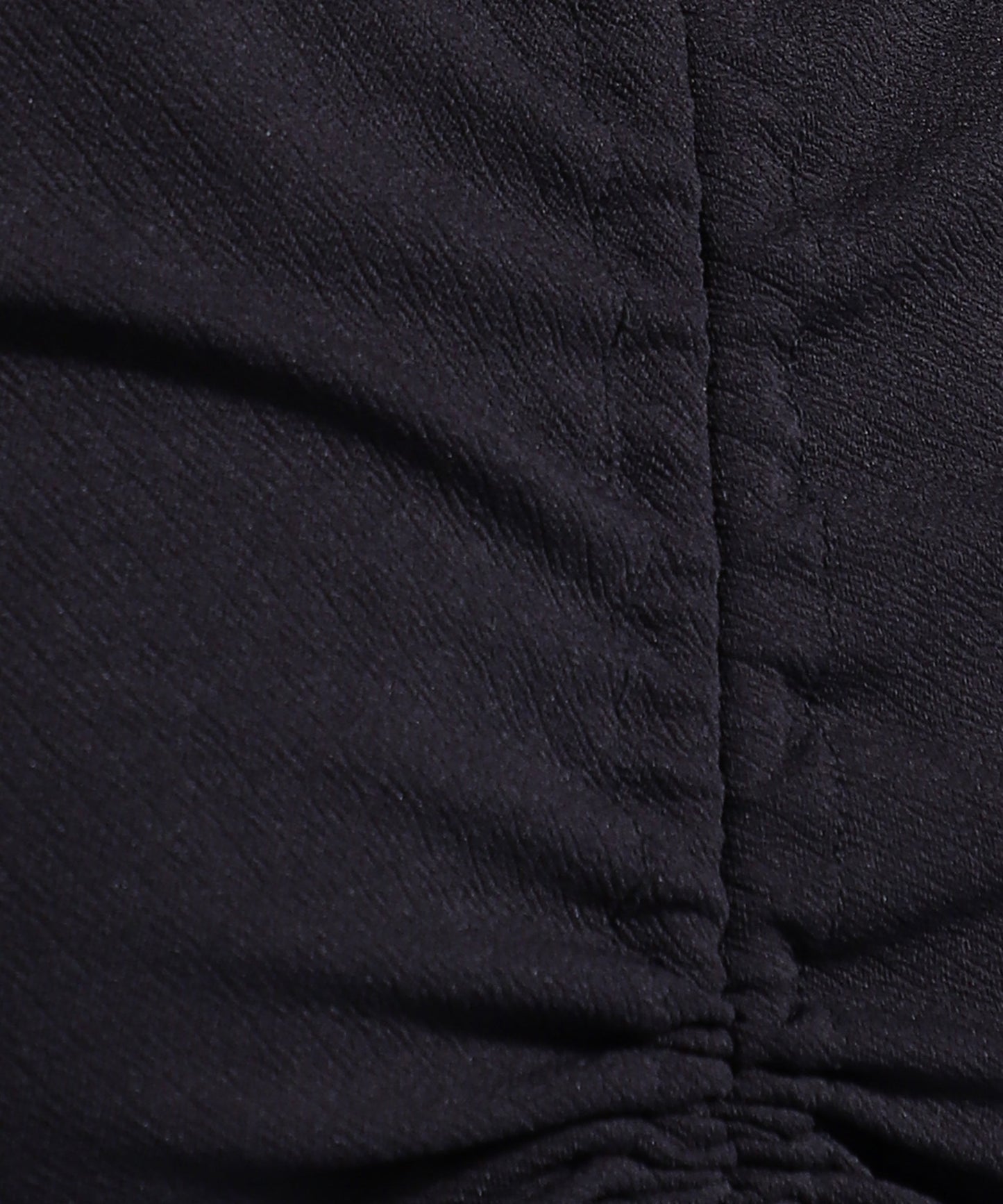 Women Black V-Neck Fitted Top