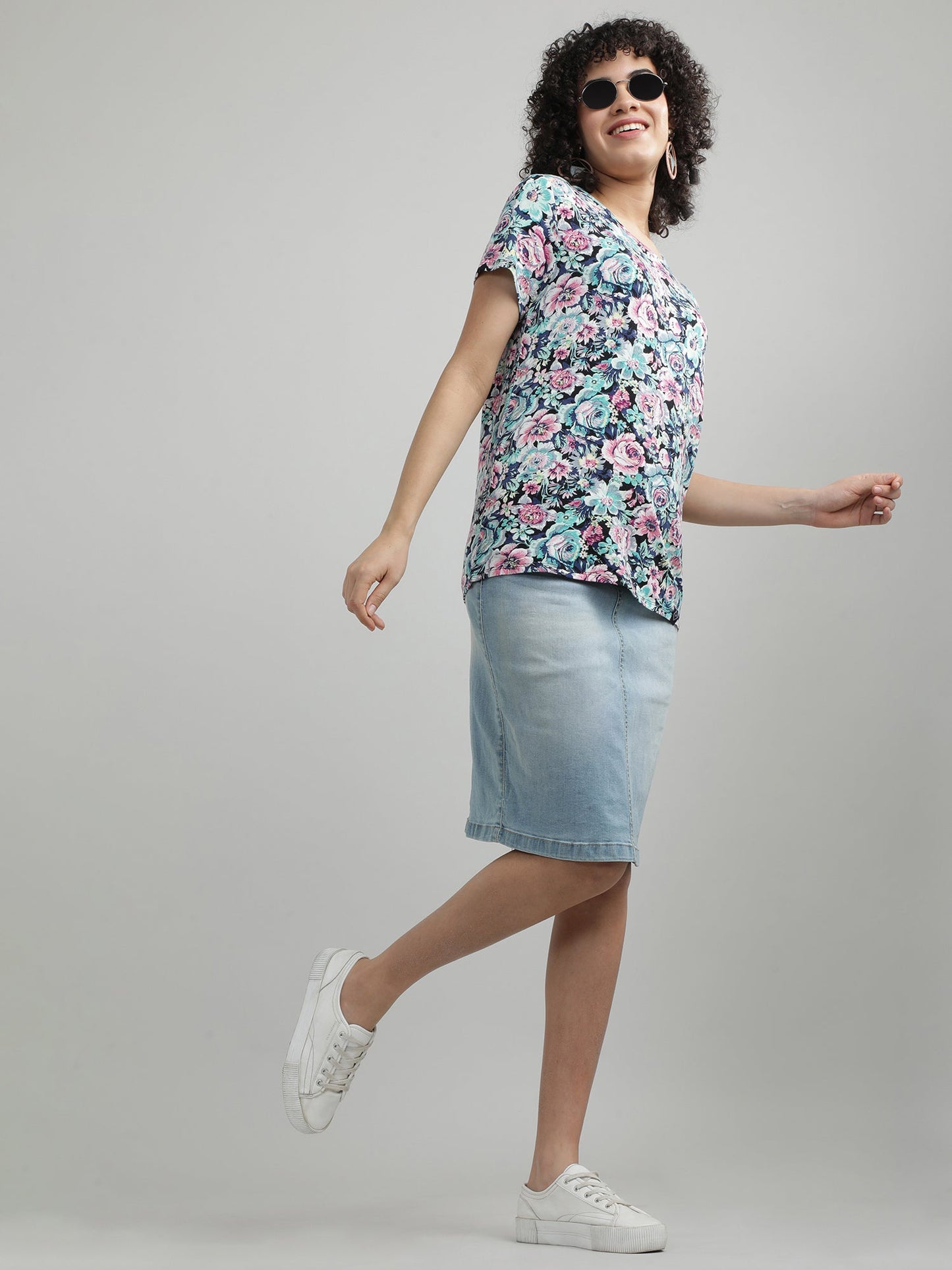 Women Printed Short Sleeves T shirt