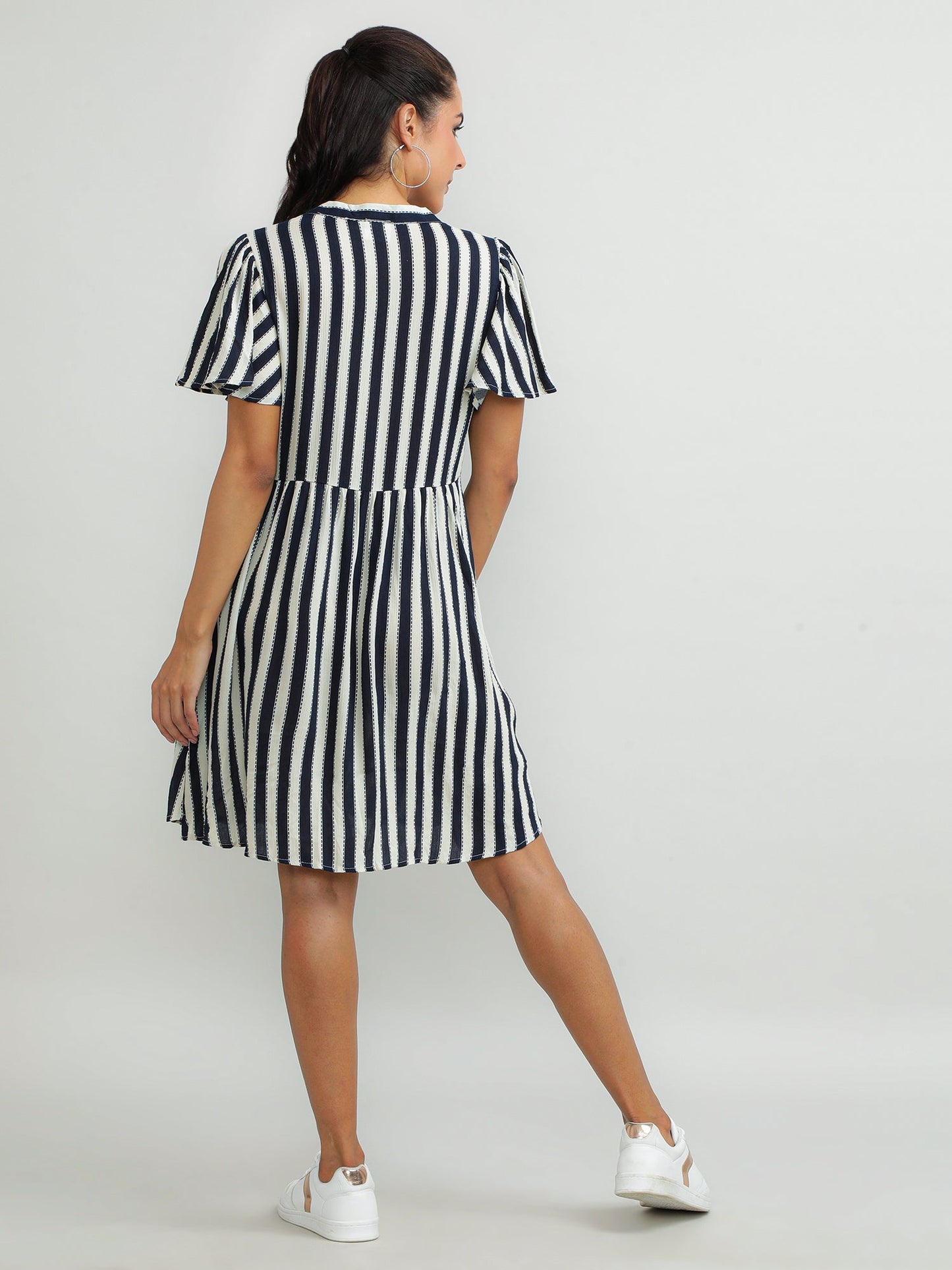 Women Viscose Black Glamorous Dress