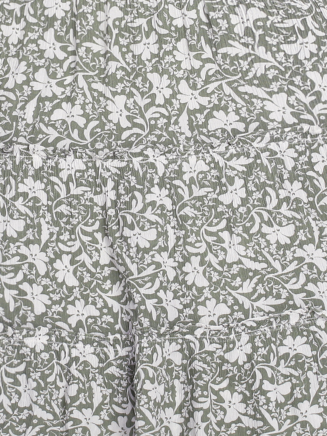 Women Floral Green Printed Dress