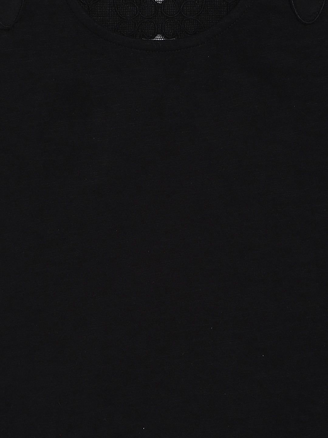 Women Black Comfort Fit Tank Top