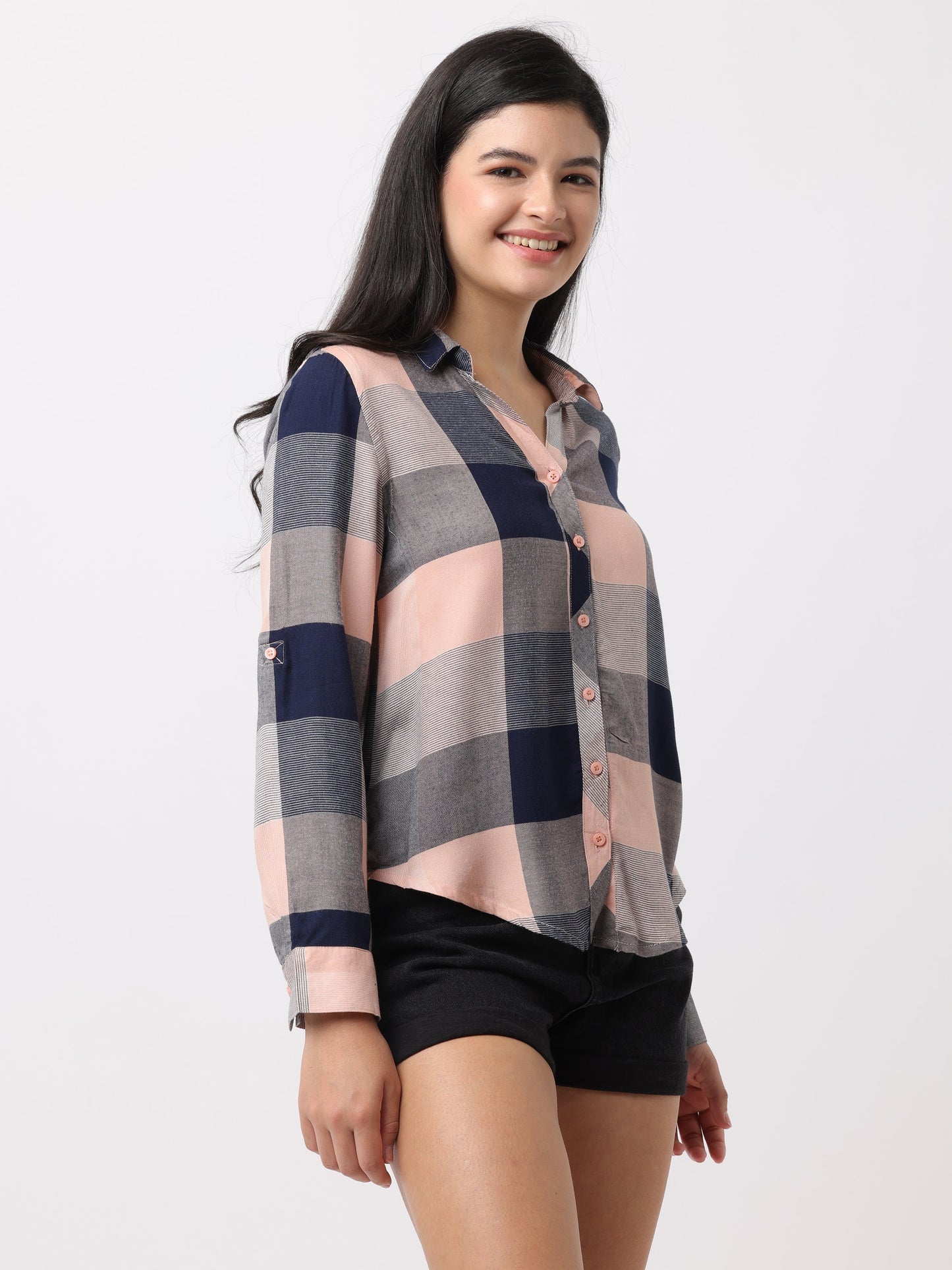Women Multi Regular Fit Checked Shirt