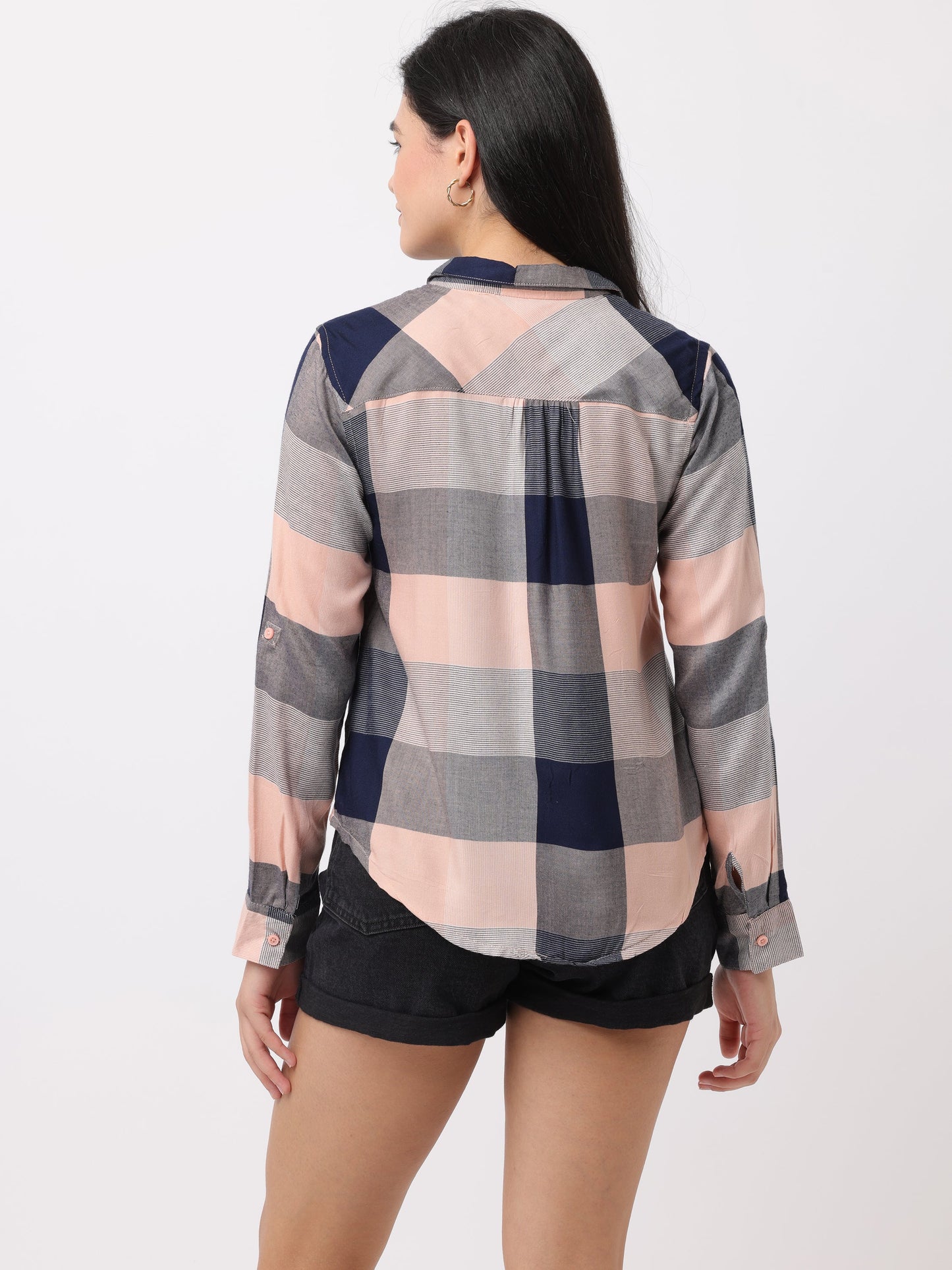 Women Multi Regular Fit Checked Shirt