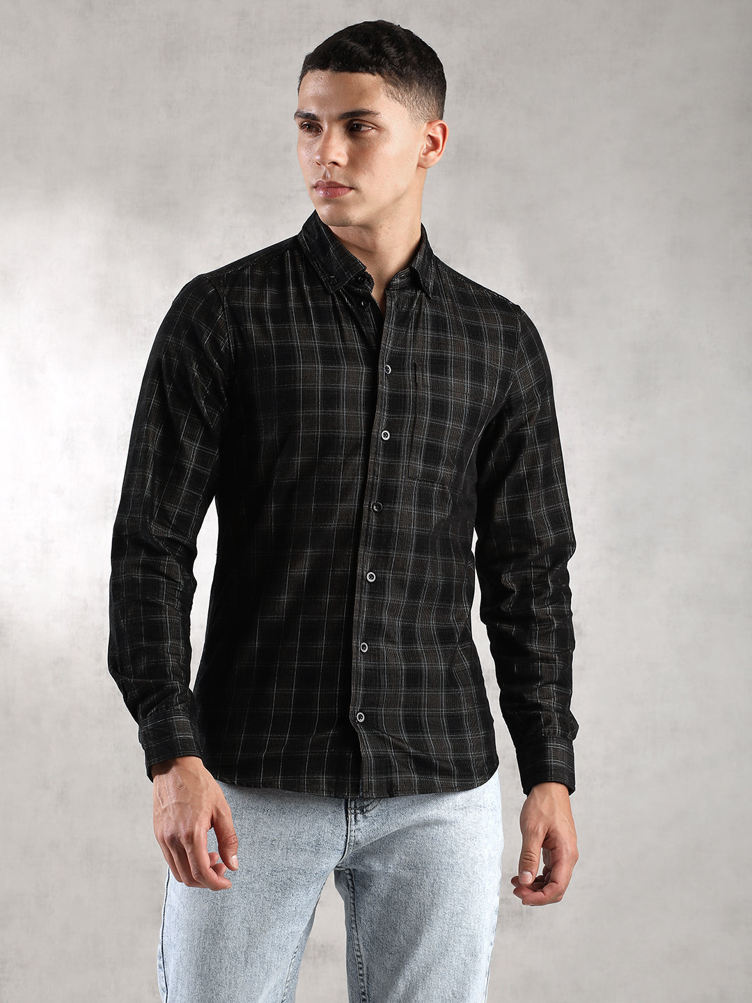 Men Green Comfort Fit Shirt