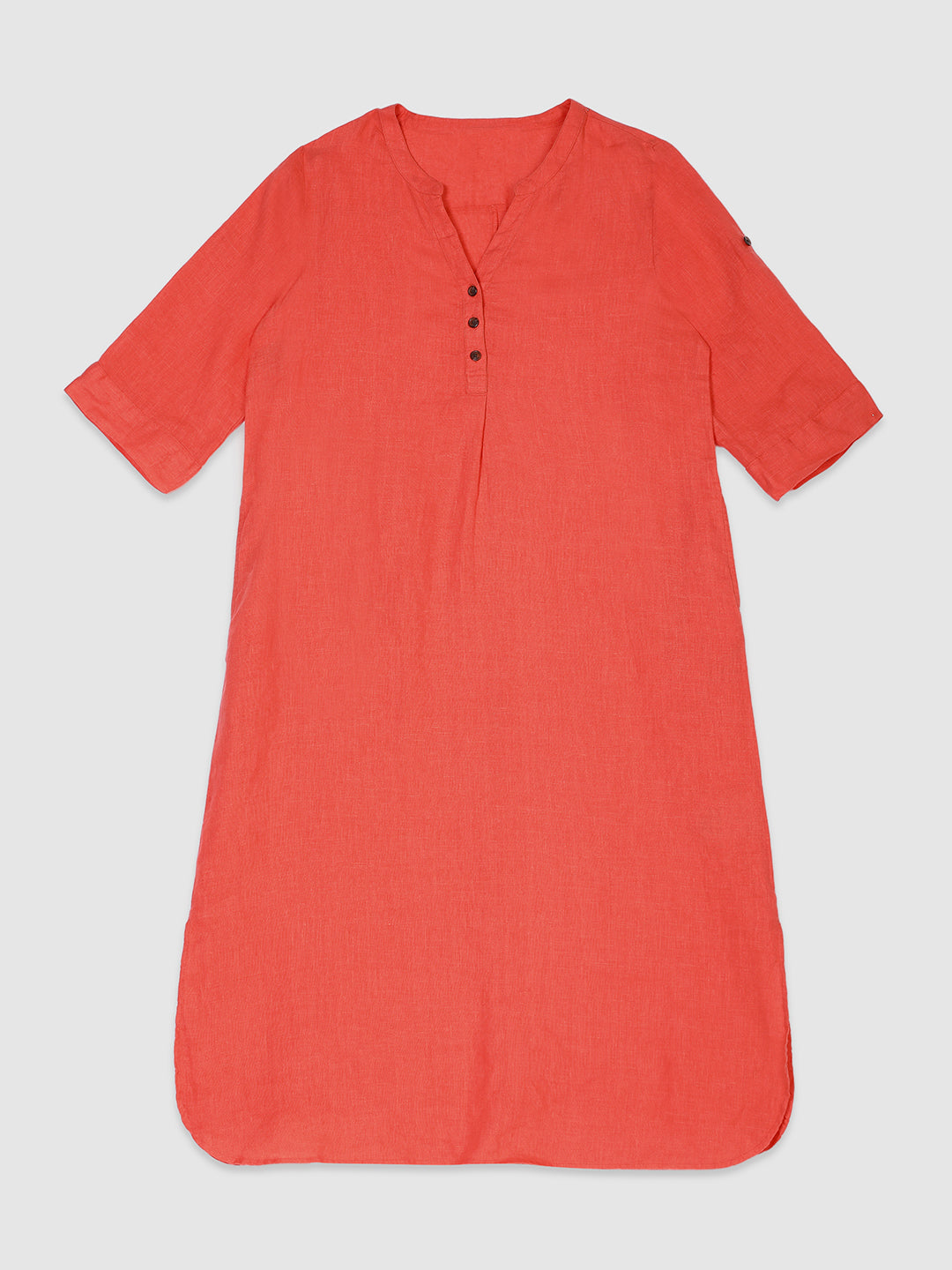 Women Orange Oversize Maxi Dress