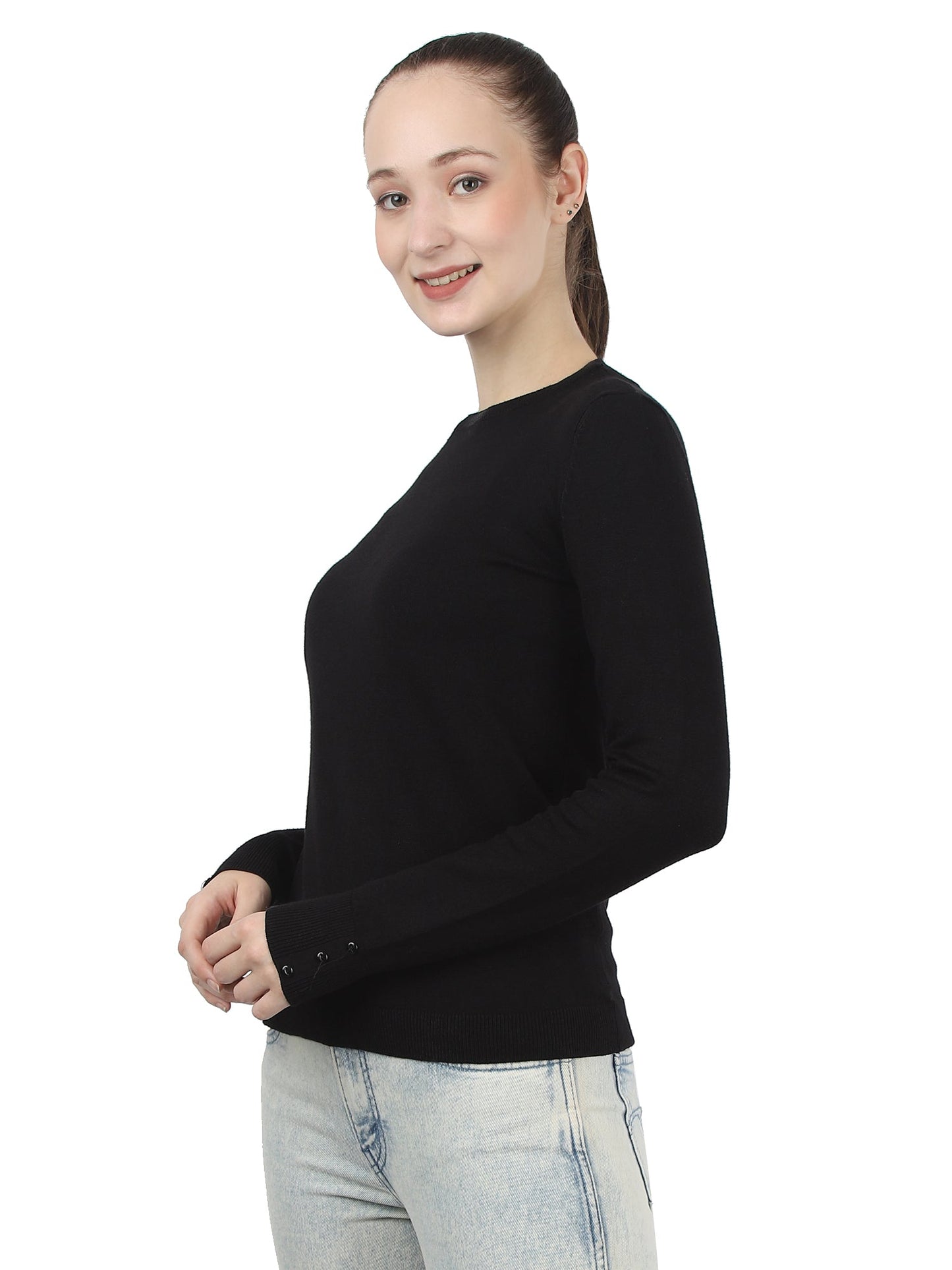 Women Black Sweater
