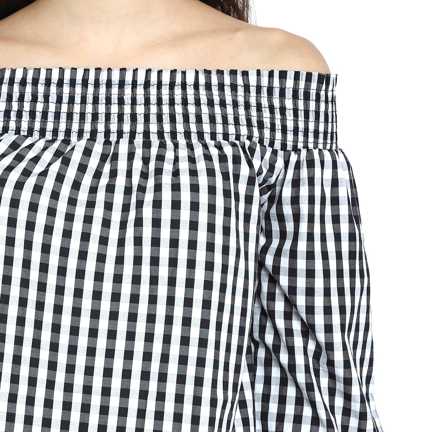 Women Black Off Shoulder Top