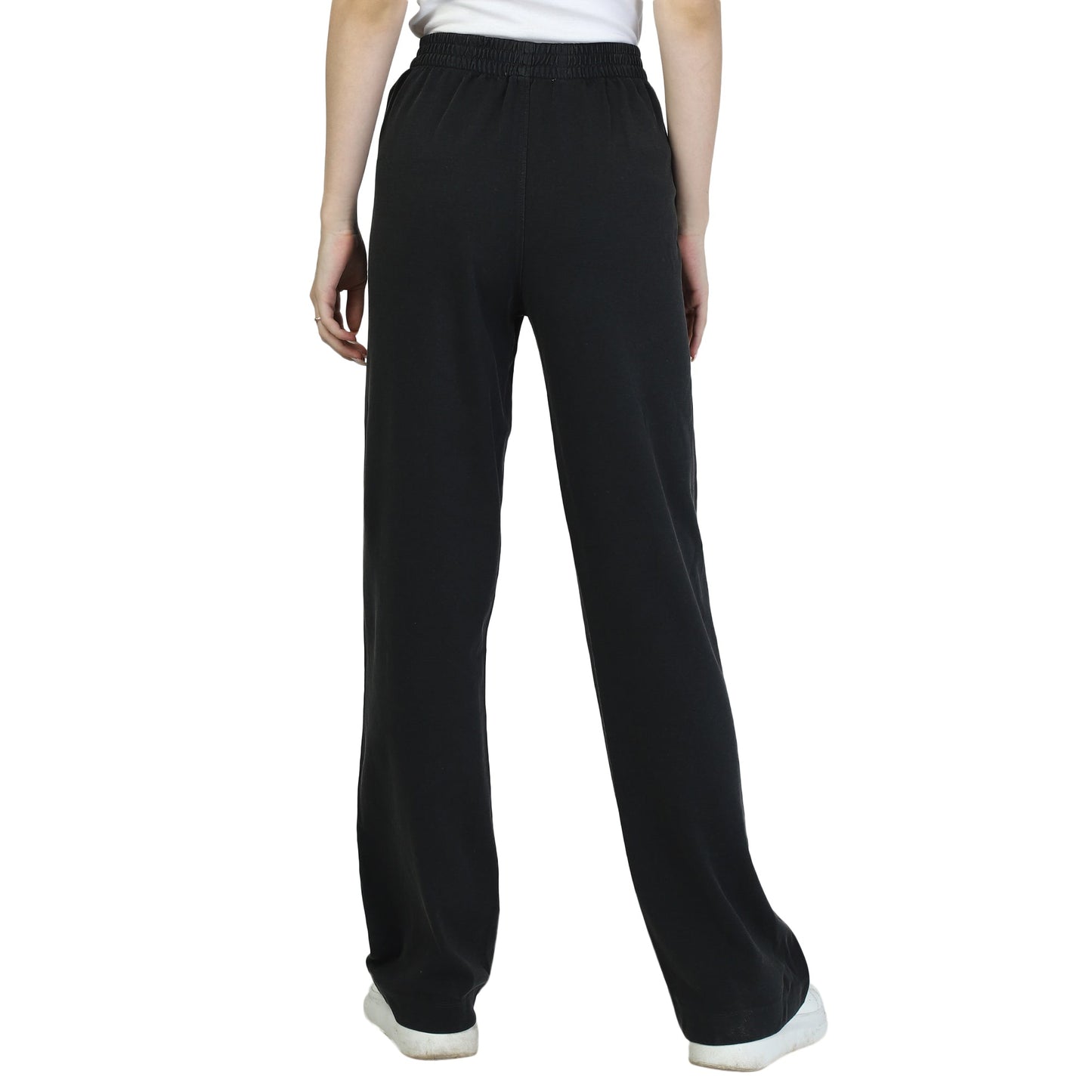 Women Black Hosiery Trousers
