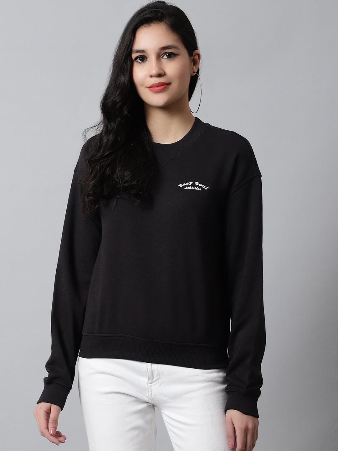 Women Black Sweatshirt