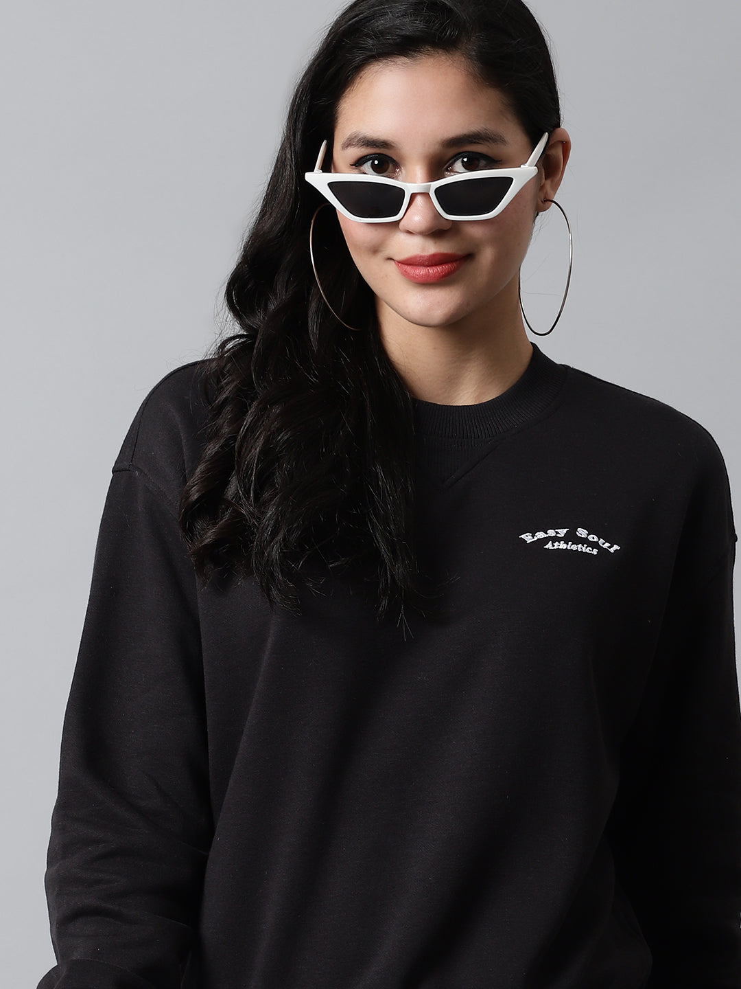Women Black Sweatshirt