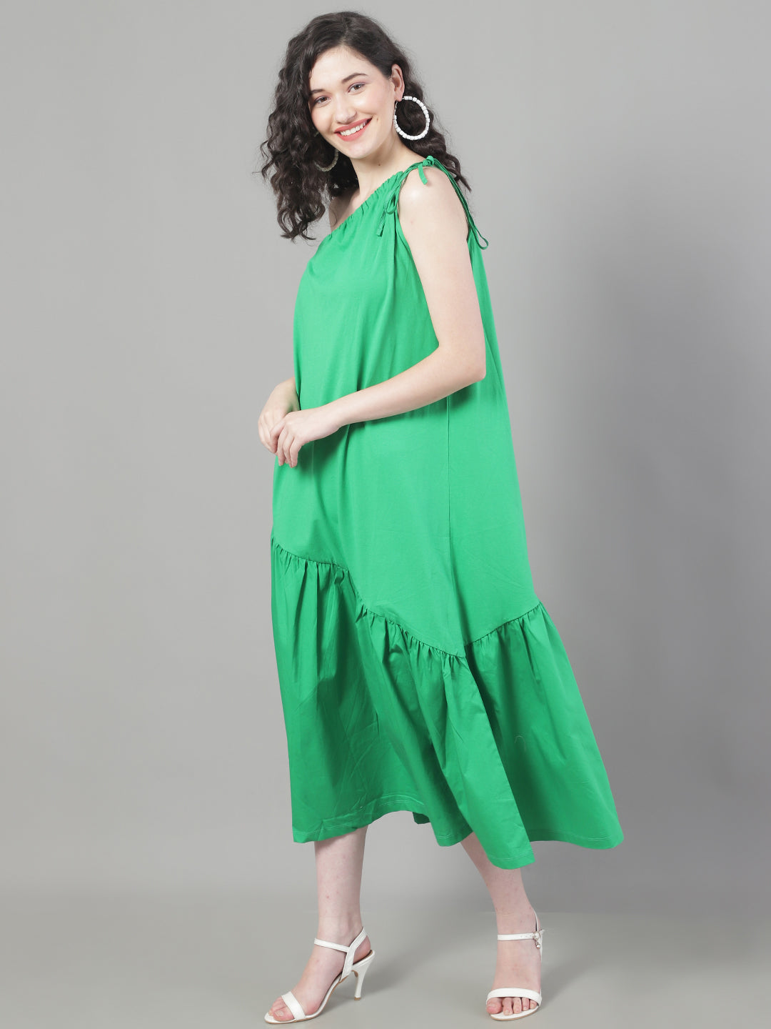 Women One Shoulder Dress