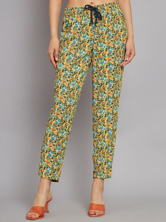 Women Multicolour Printed Pants