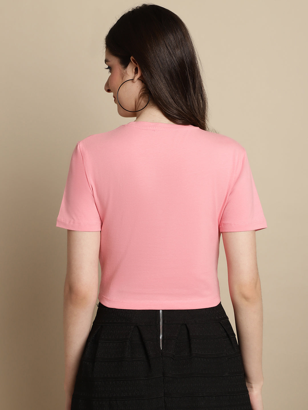 Women Pink T Shirt