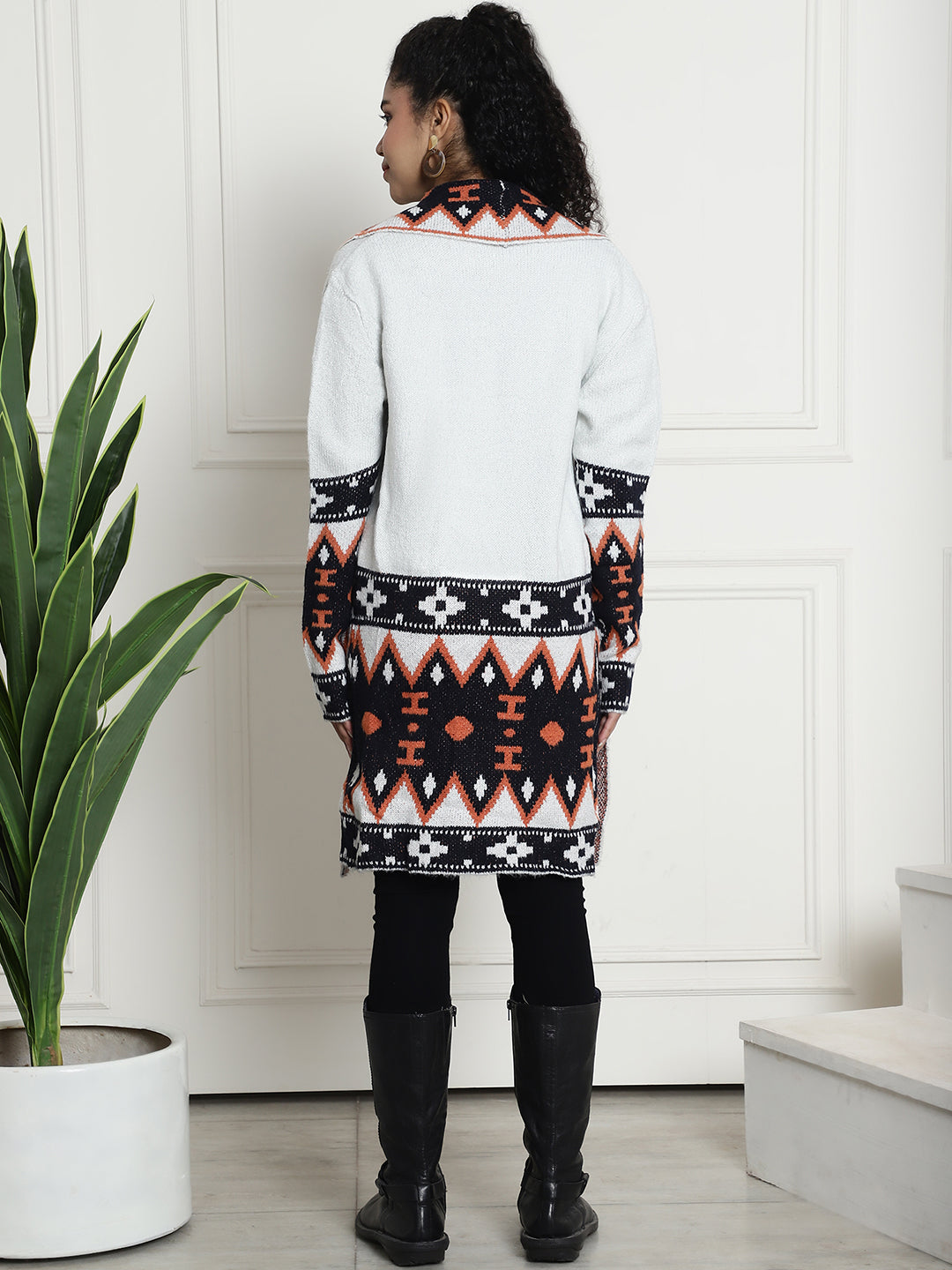 Women Printed Open Shrug