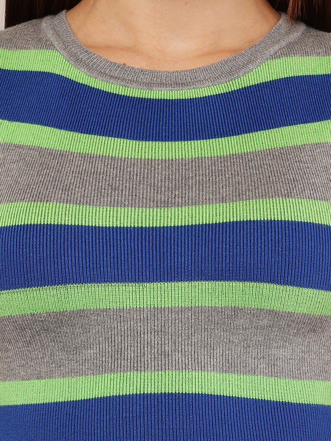 Women Multicolour Striped Tank Top