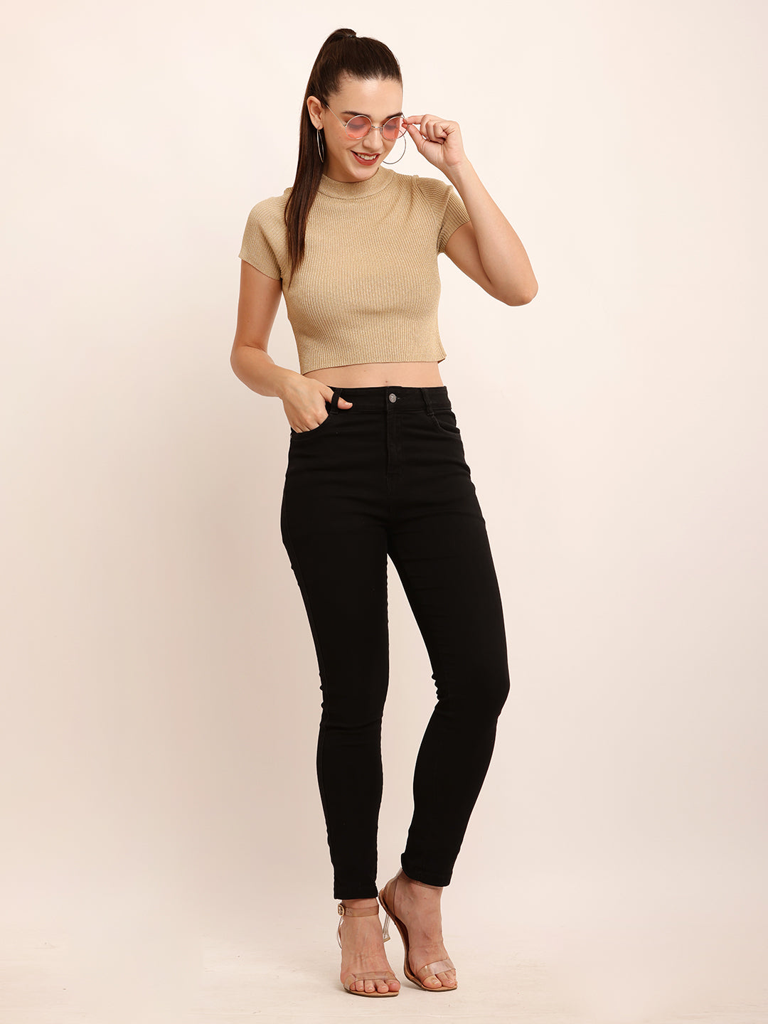Women Soft Crop Top