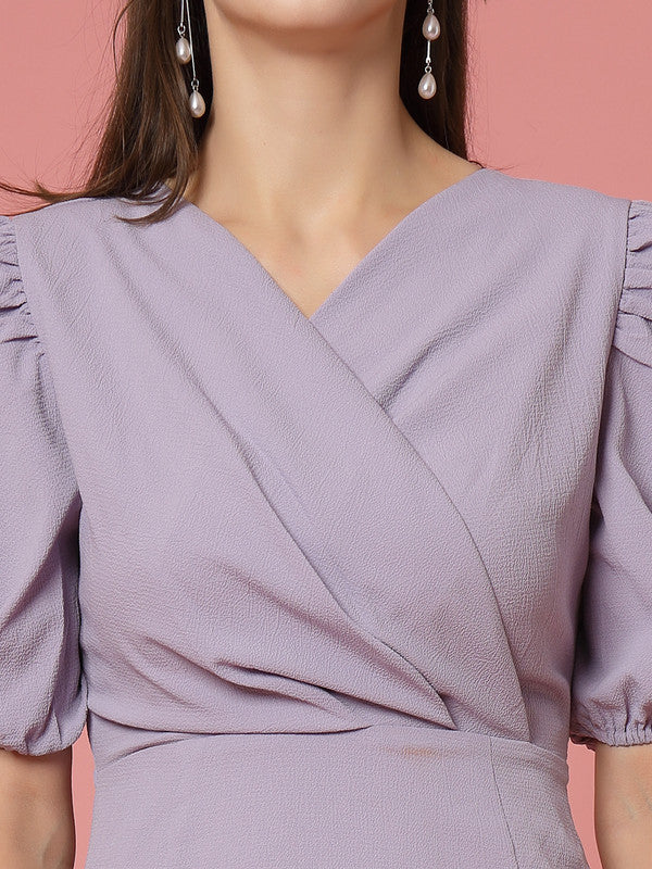 Odour Free V Neck Wrap Dress For Women