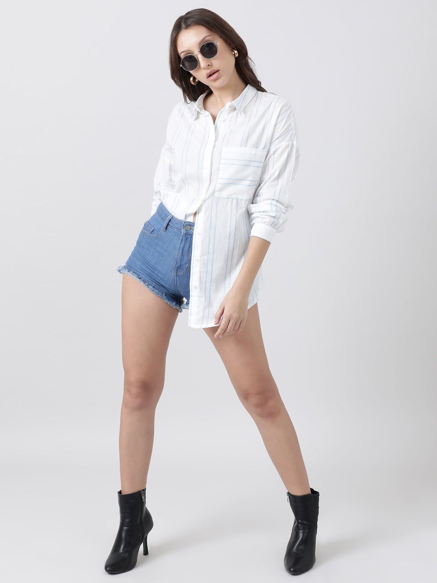 Women Regular Fit White Shirt