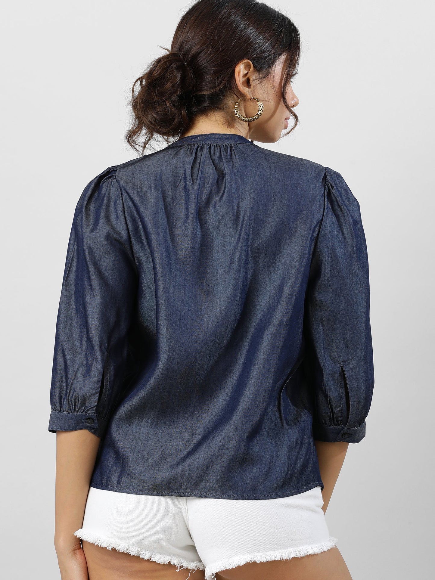 Women Navy Worldwide Elegance Top