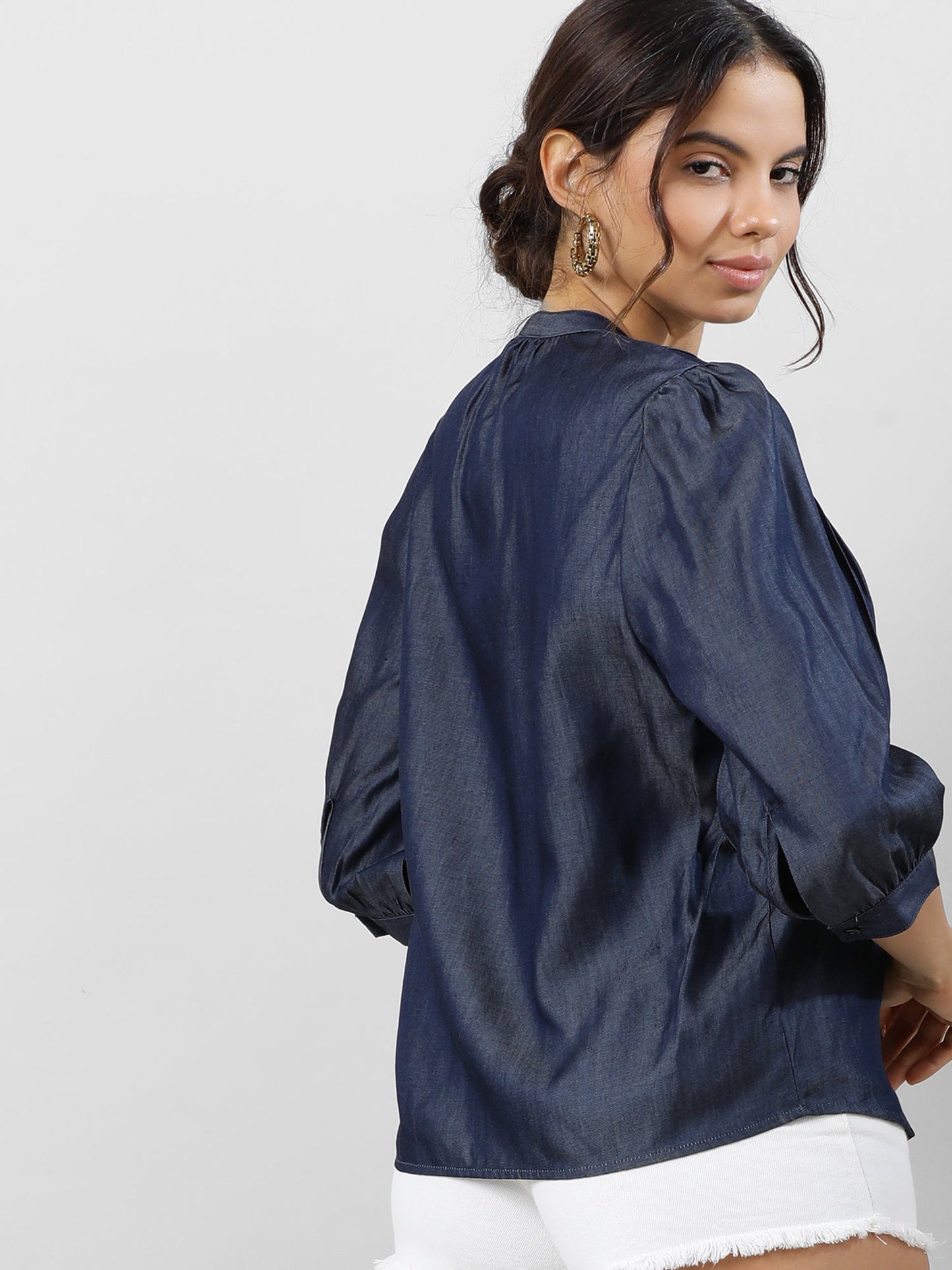 Women Navy Worldwide Elegance Top