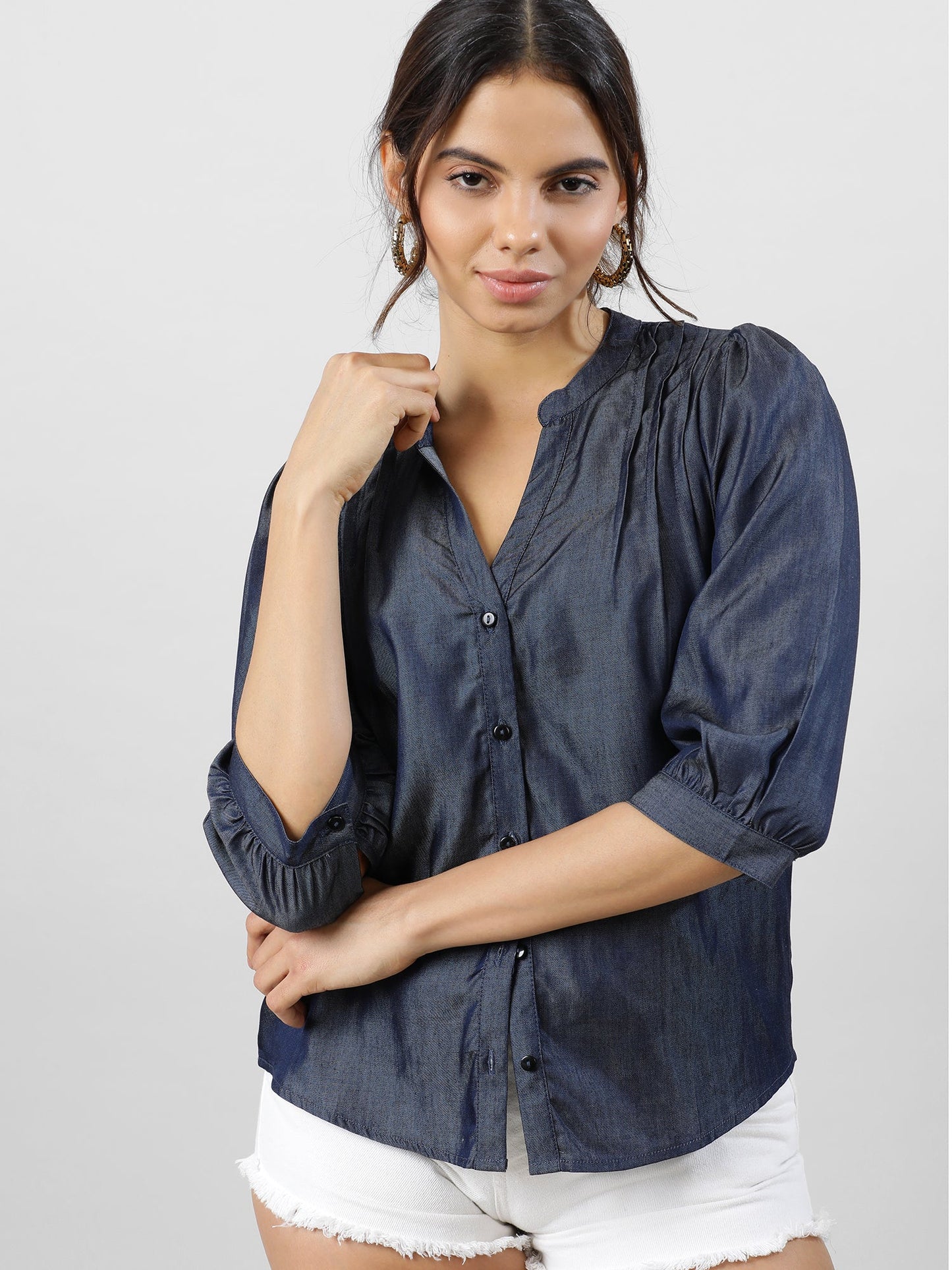 Women Navy Worldwide Elegance Top
