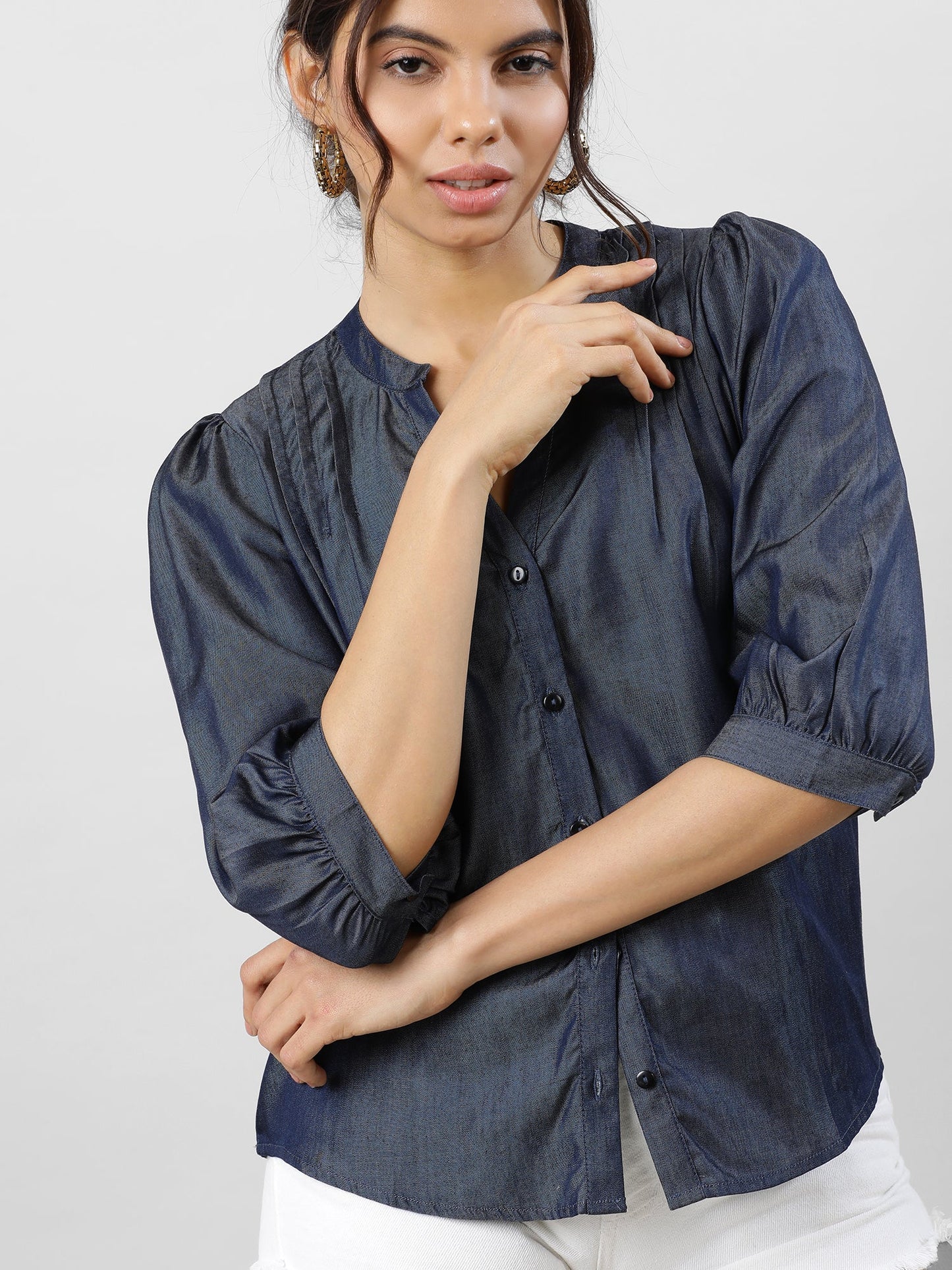 Women Navy Worldwide Elegance Top