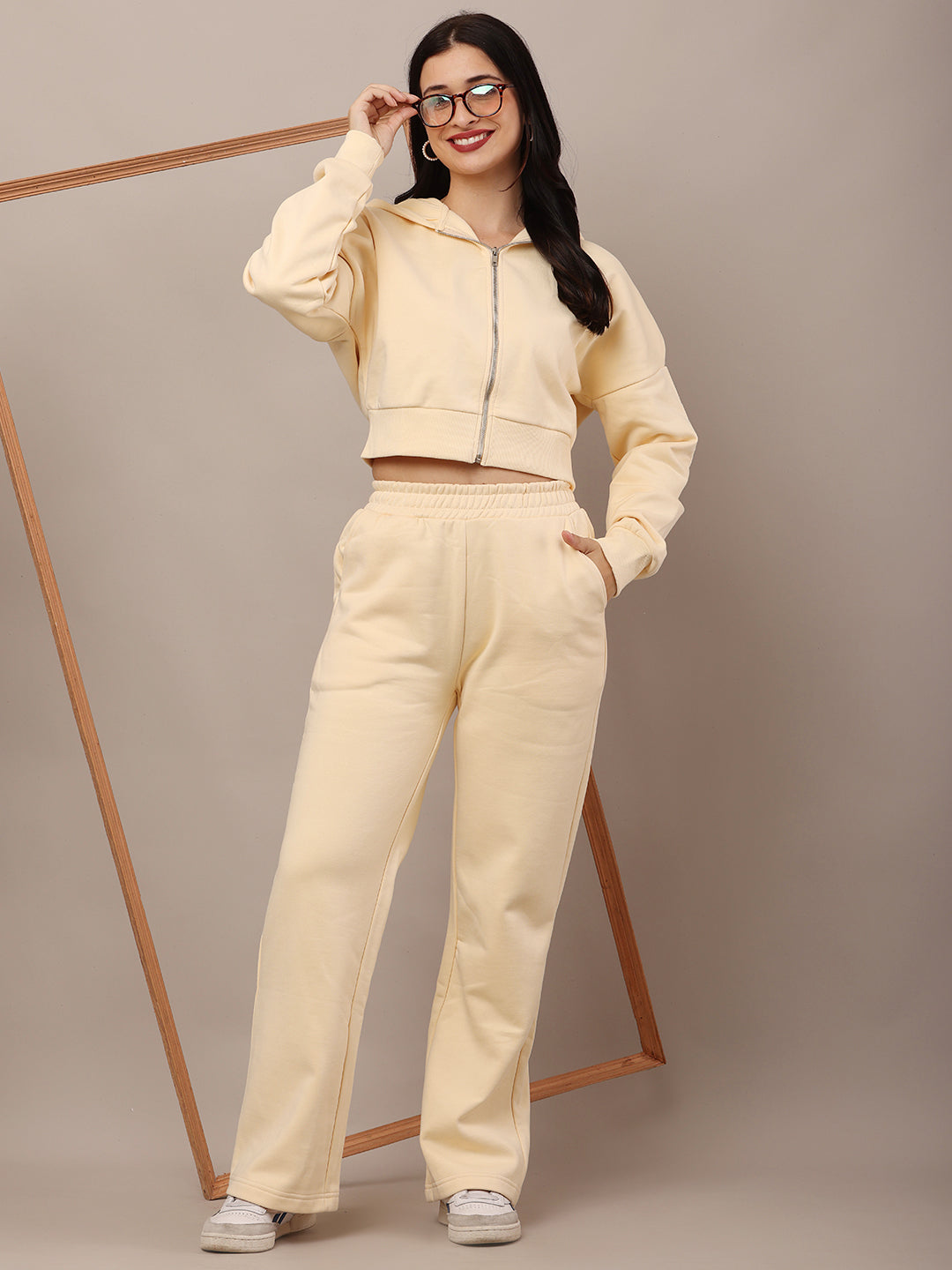Women Hoodie With Trouser Co-Ord Set