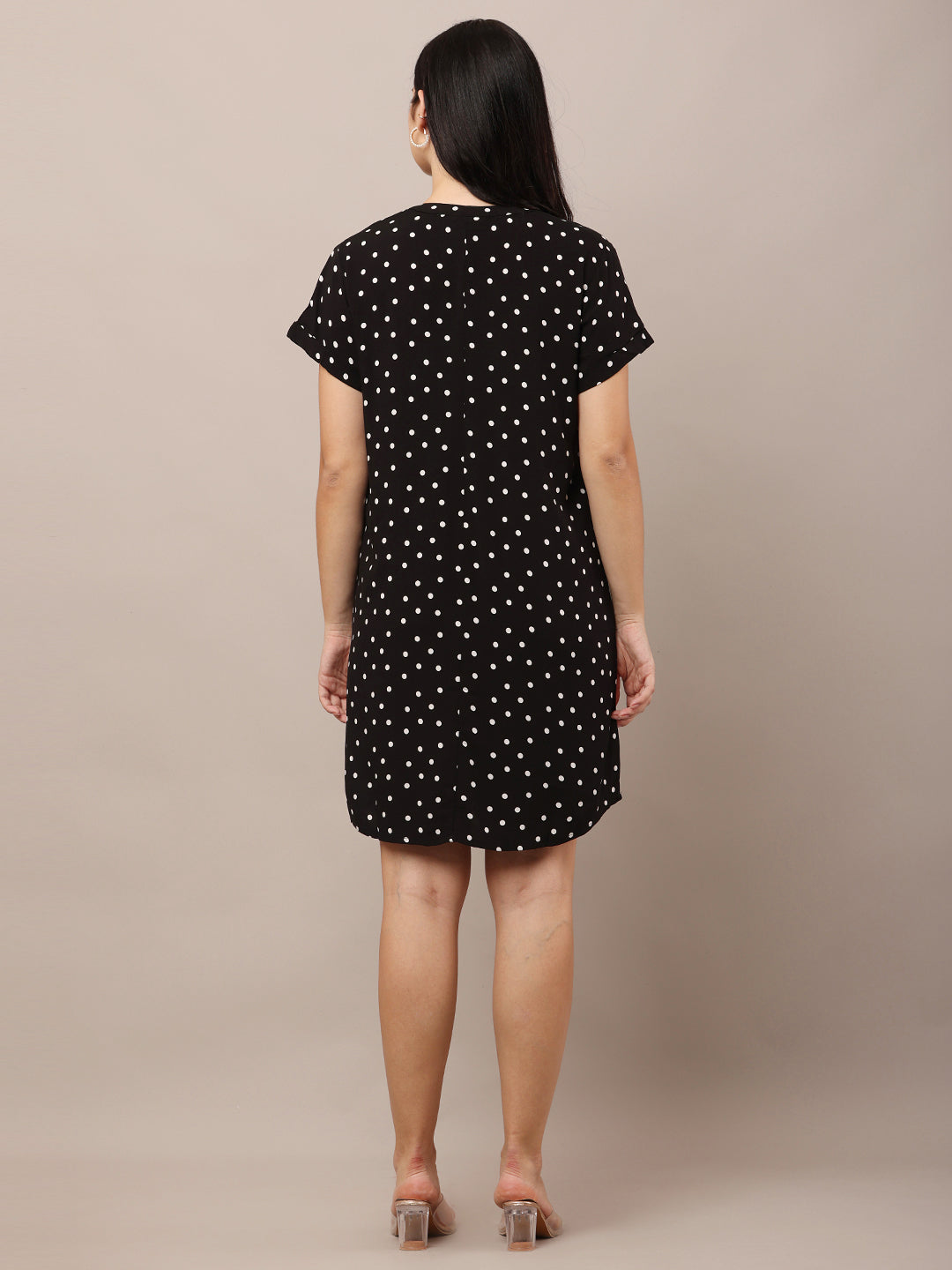 Women Black Shift Dress