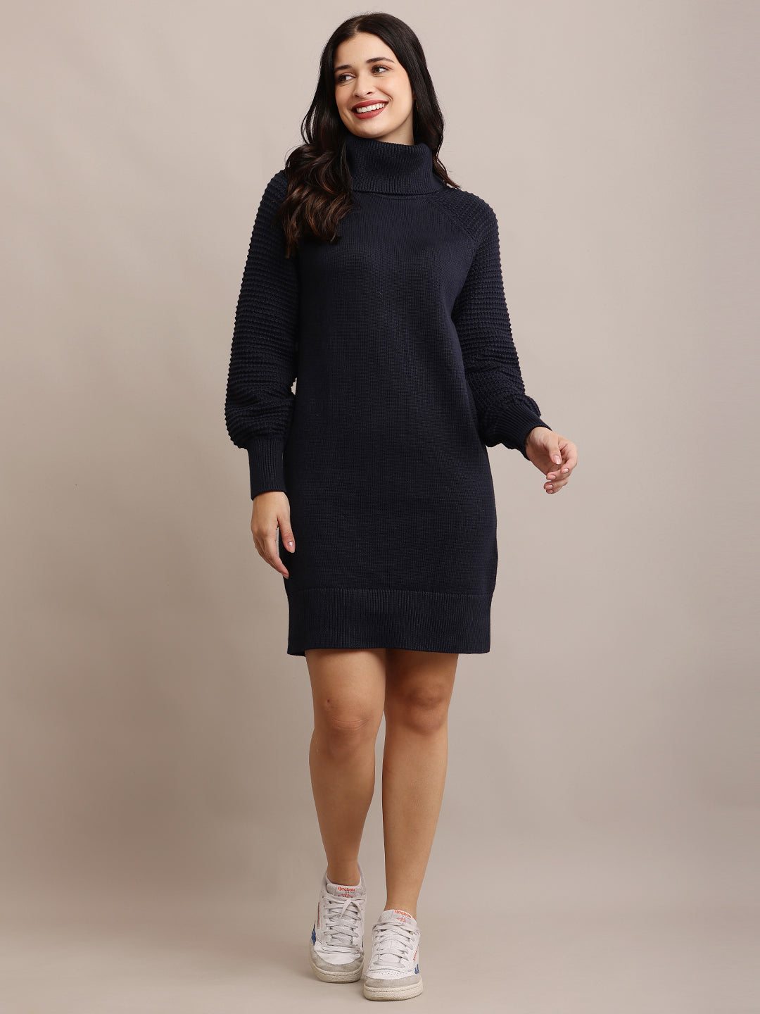 Women Dark Blue Straight Dress