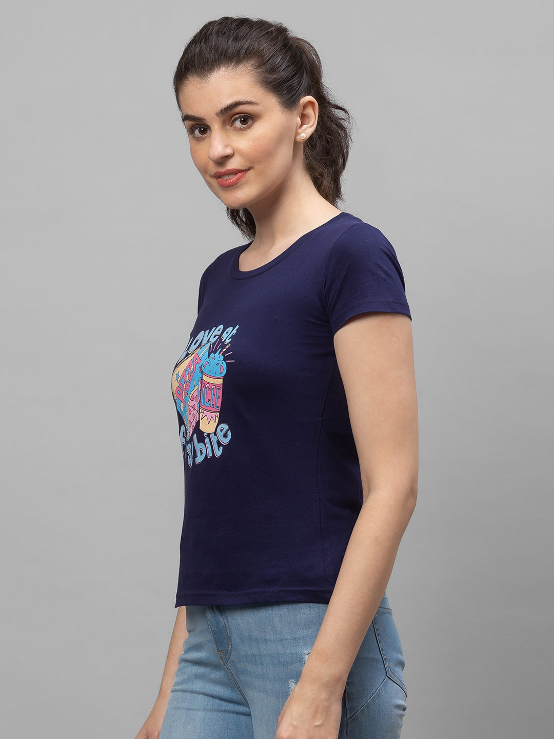 Women Quirky Print T-shirt