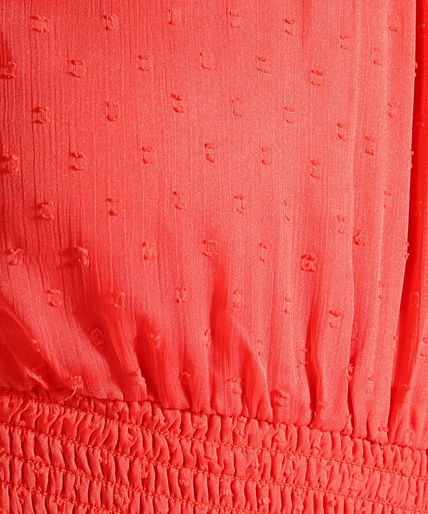 Women Round Cinched Waist Top