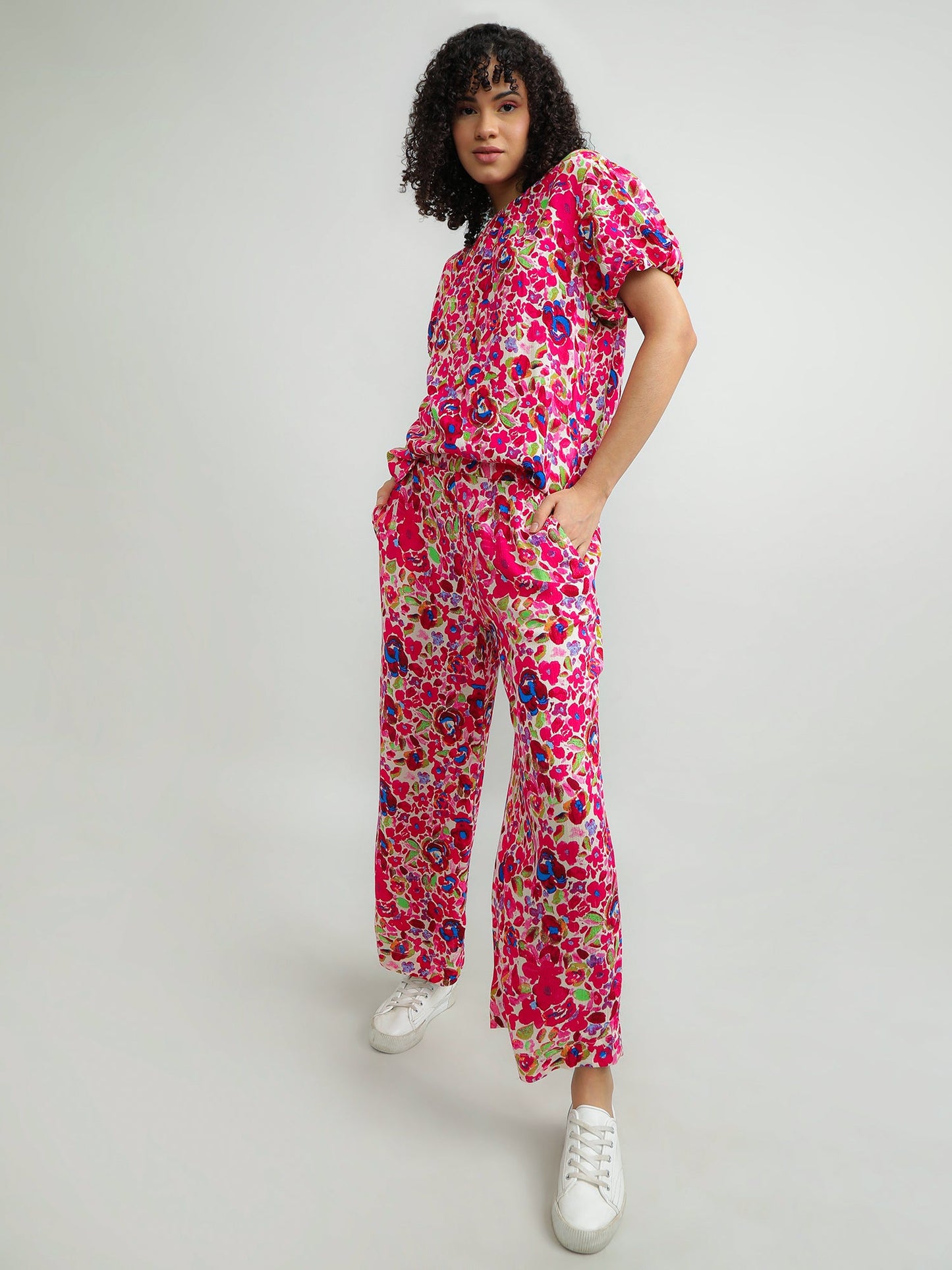 Women Viscose Multicolour Comfy Pants