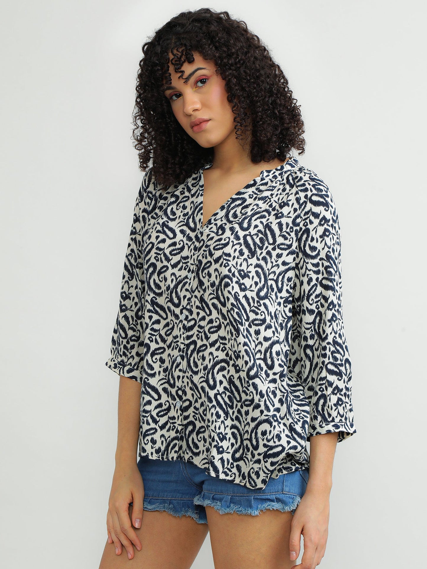 Women Viscose Black Versatile Top