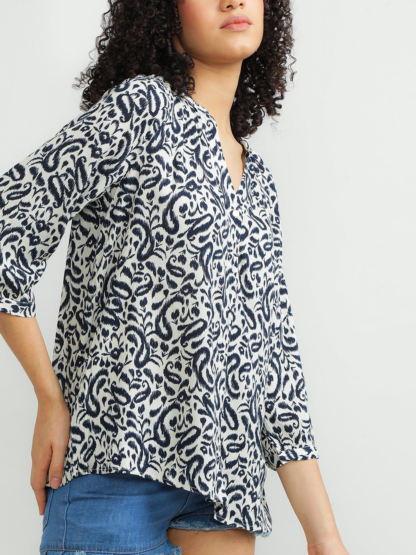 Women Viscose Black Versatile Top