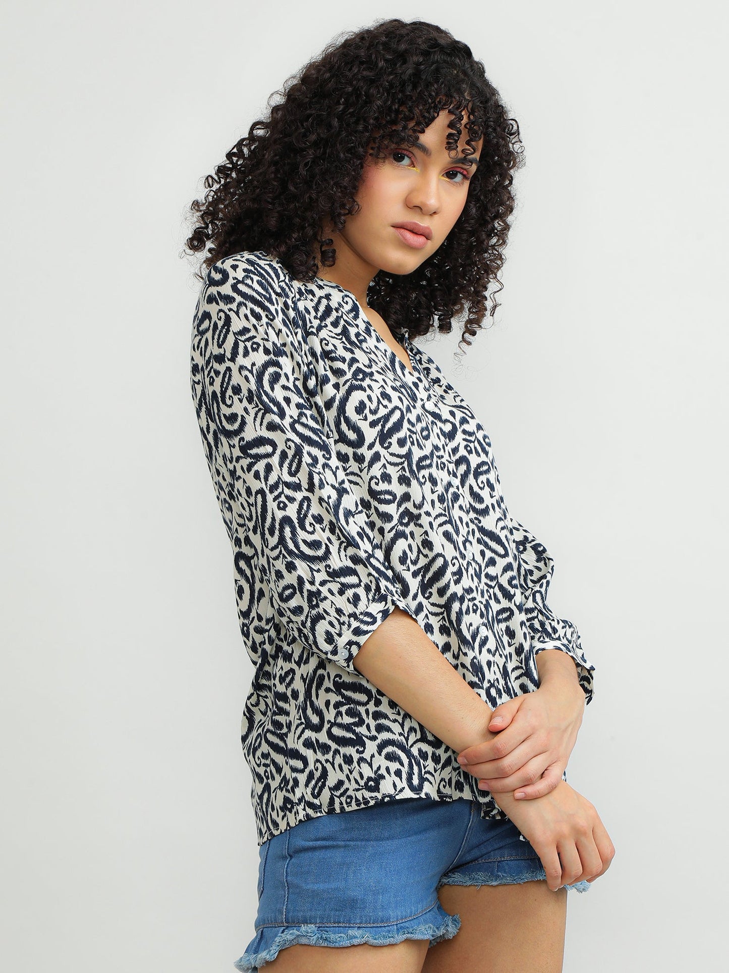 Women Viscose Black Versatile Top