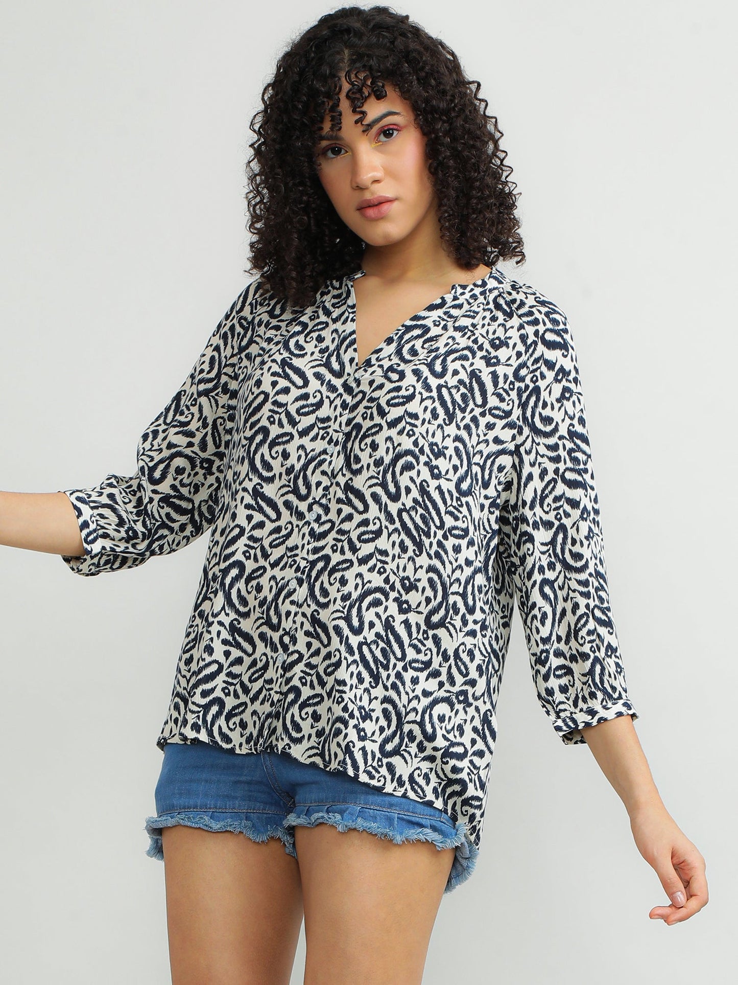 Women Viscose Black Versatile Top