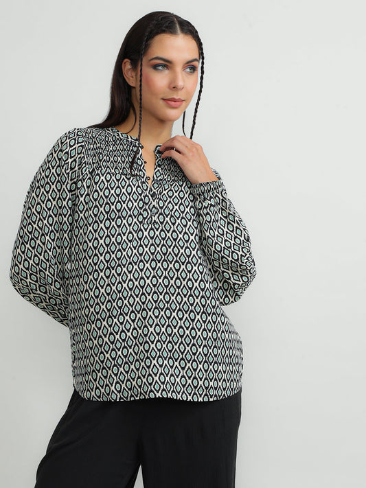Women Viscose Printed Top