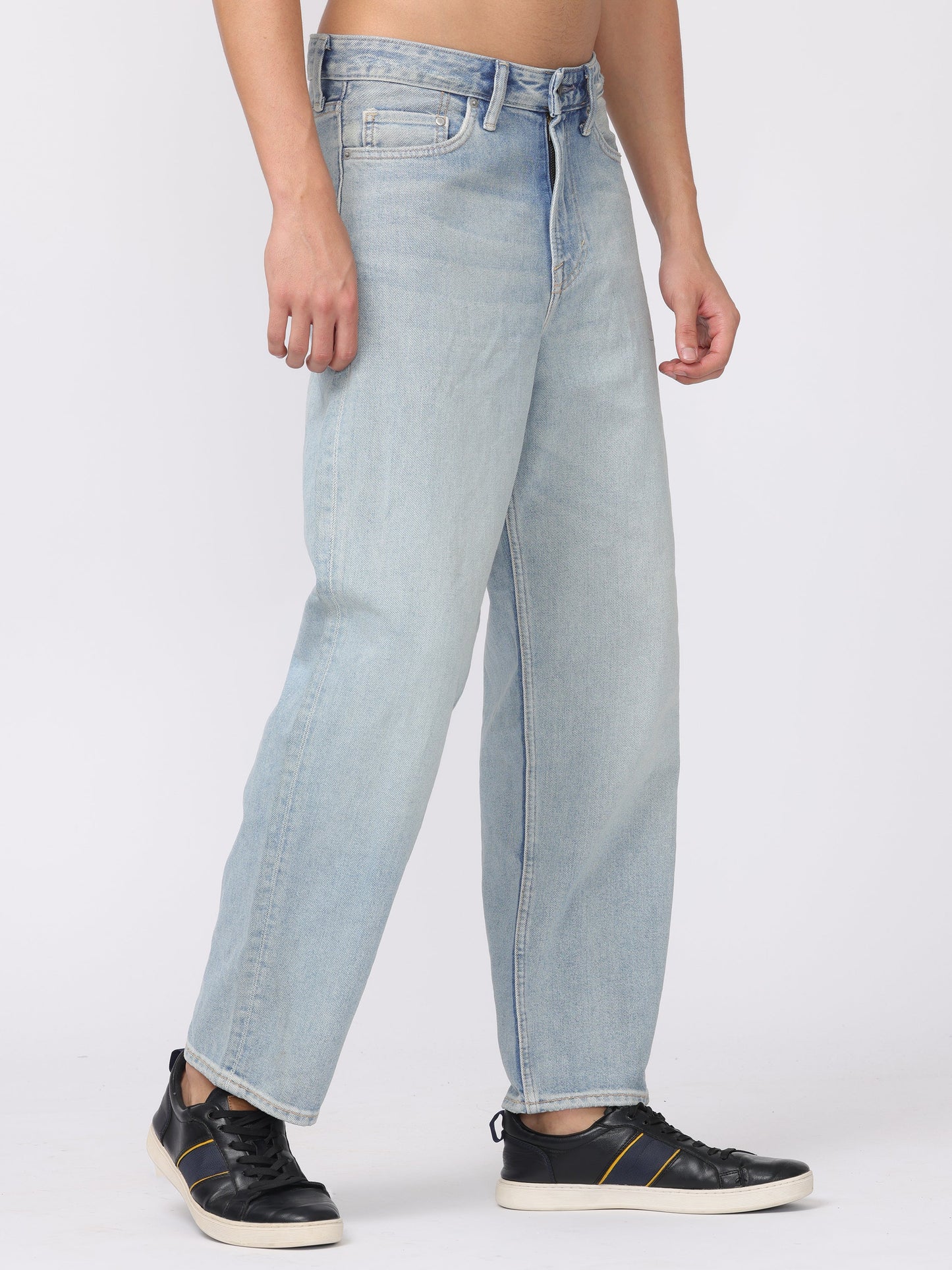 Men Blue Baggy Fit Jeans