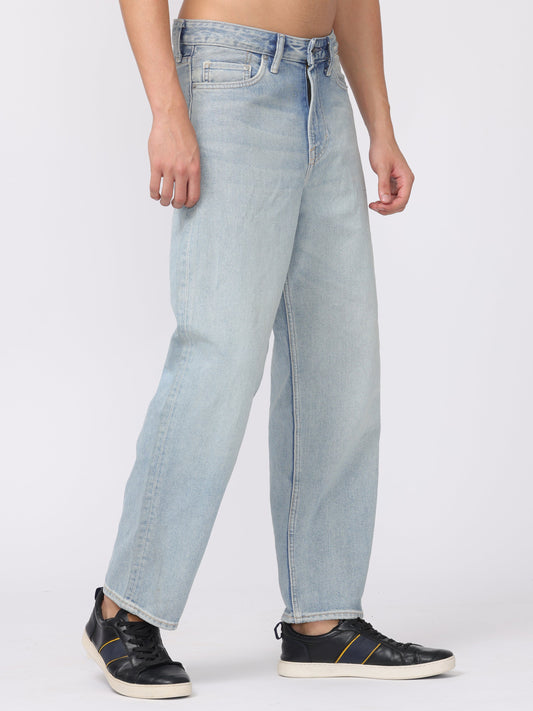 Men Blue Baggy Fit Jeans