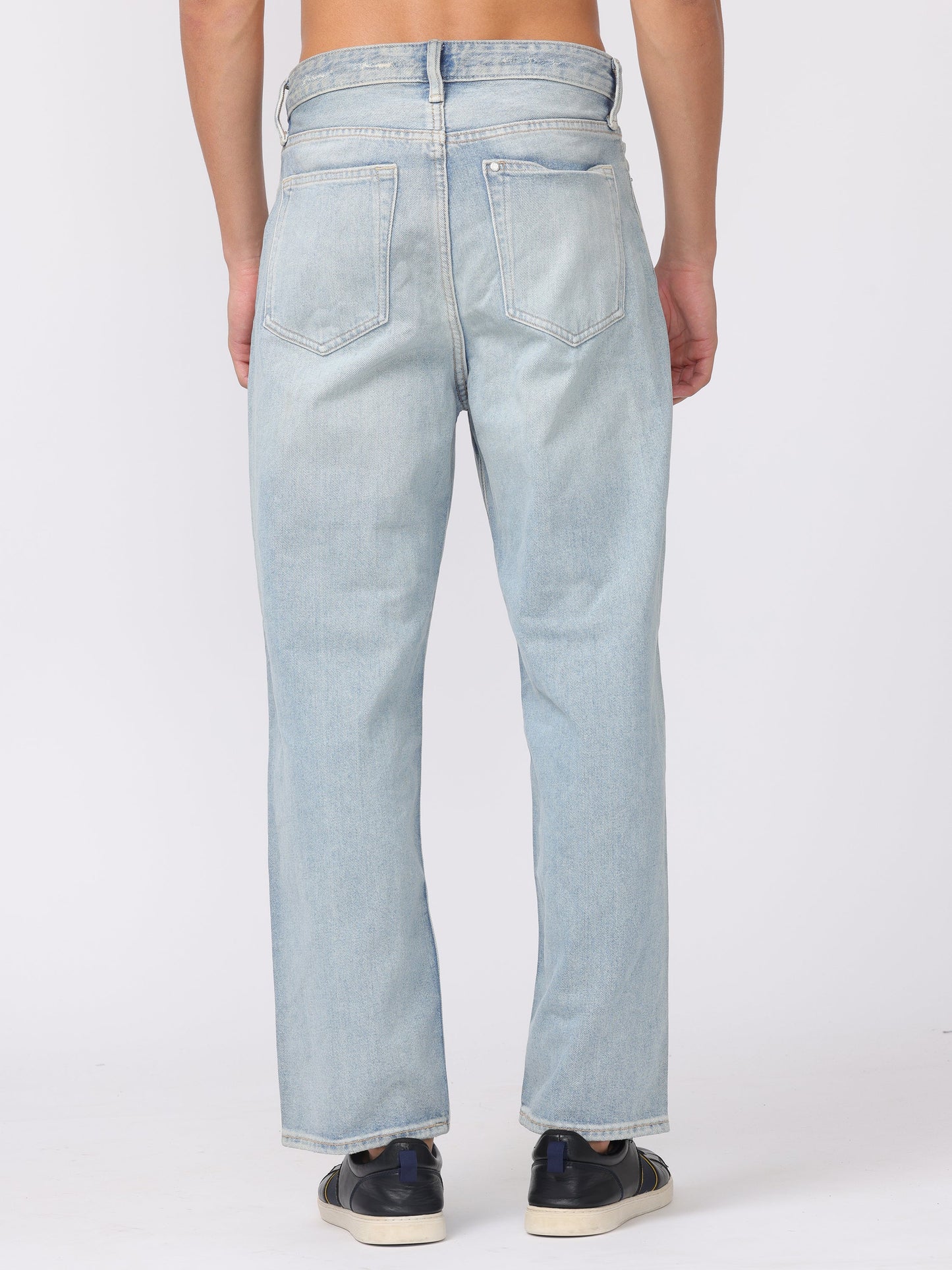 Men Blue Baggy Fit Jeans