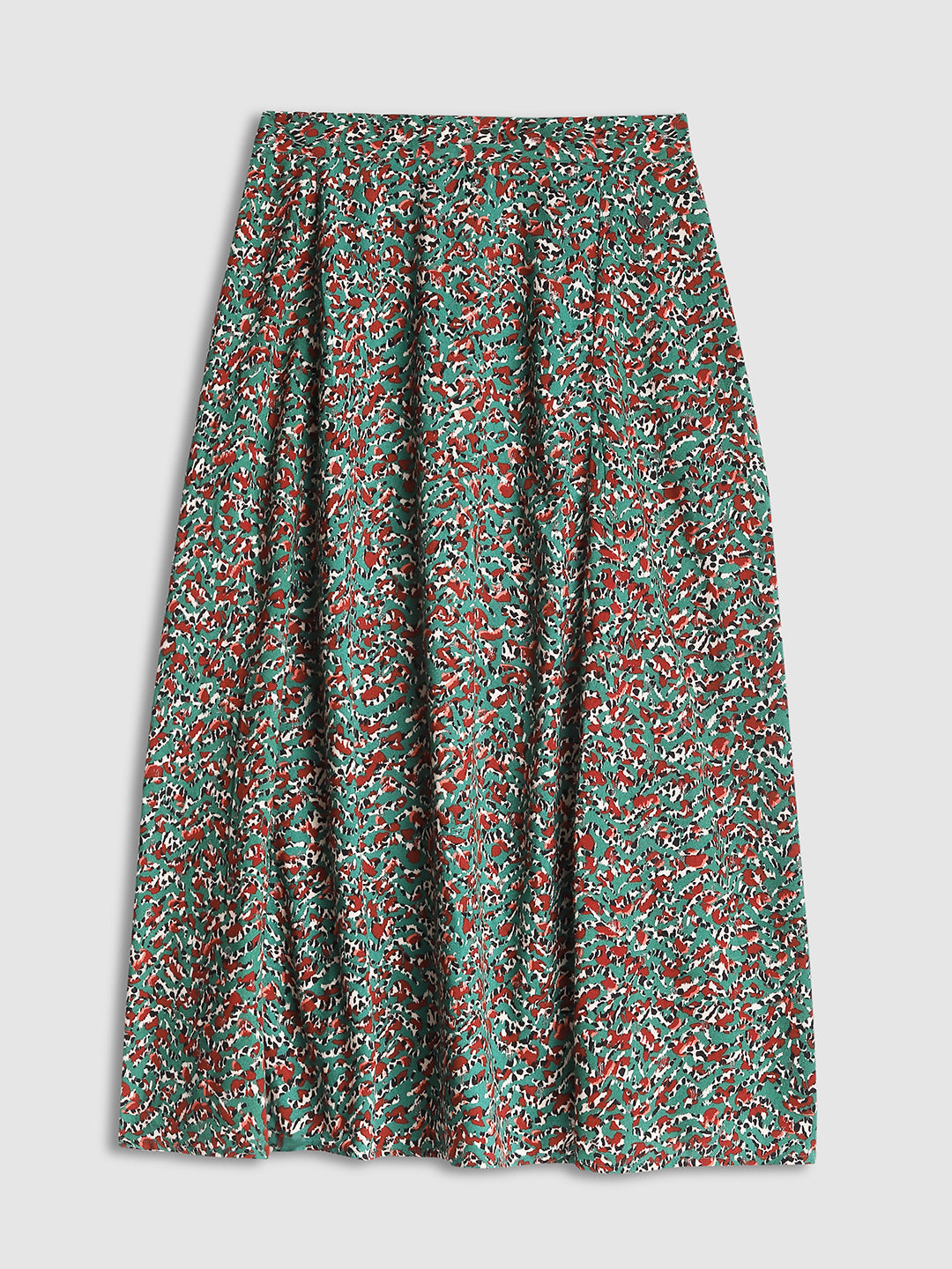 Women Green Regular Fit Skirt