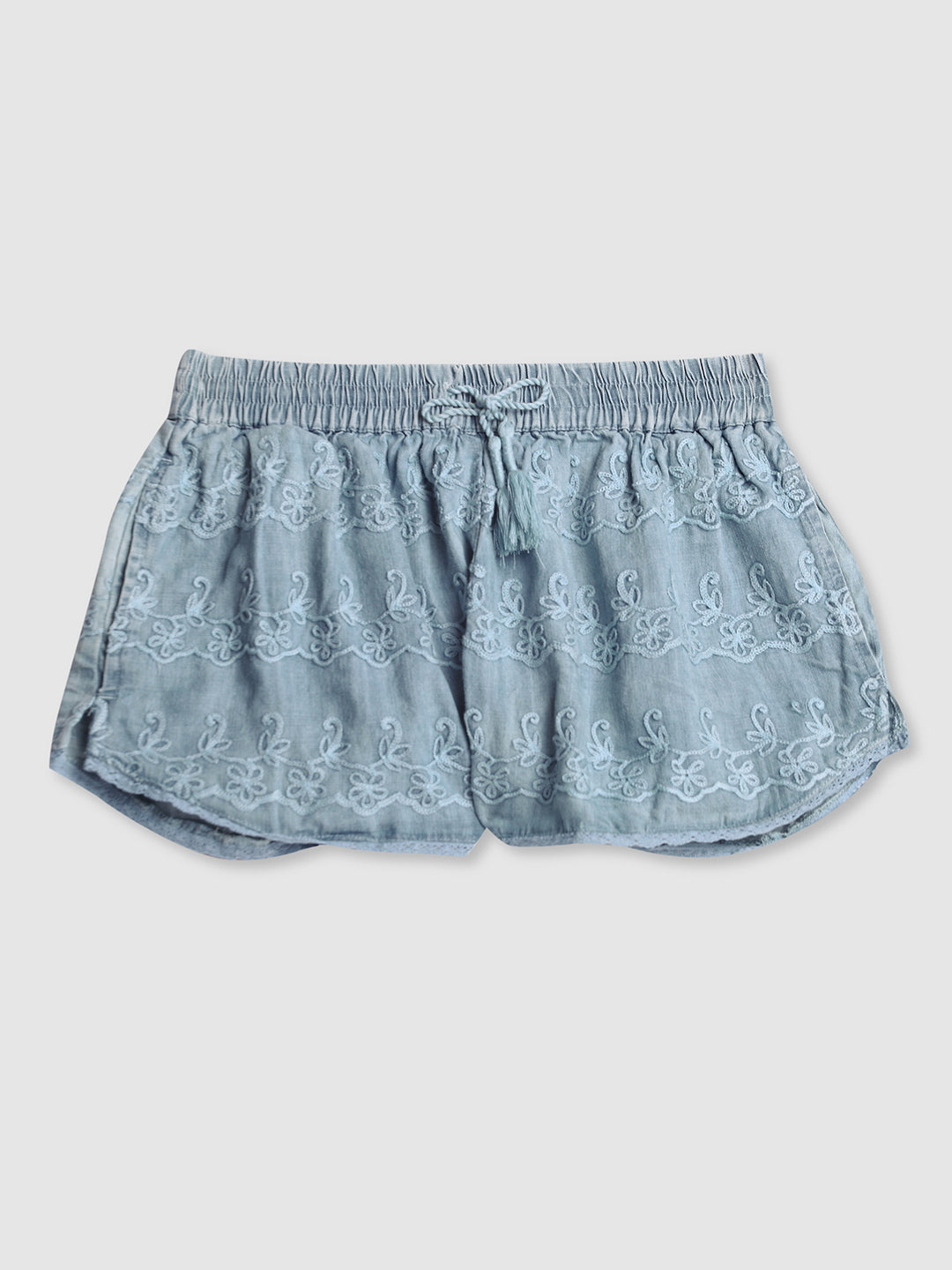 Women Blue Super Chill Boho Shorts