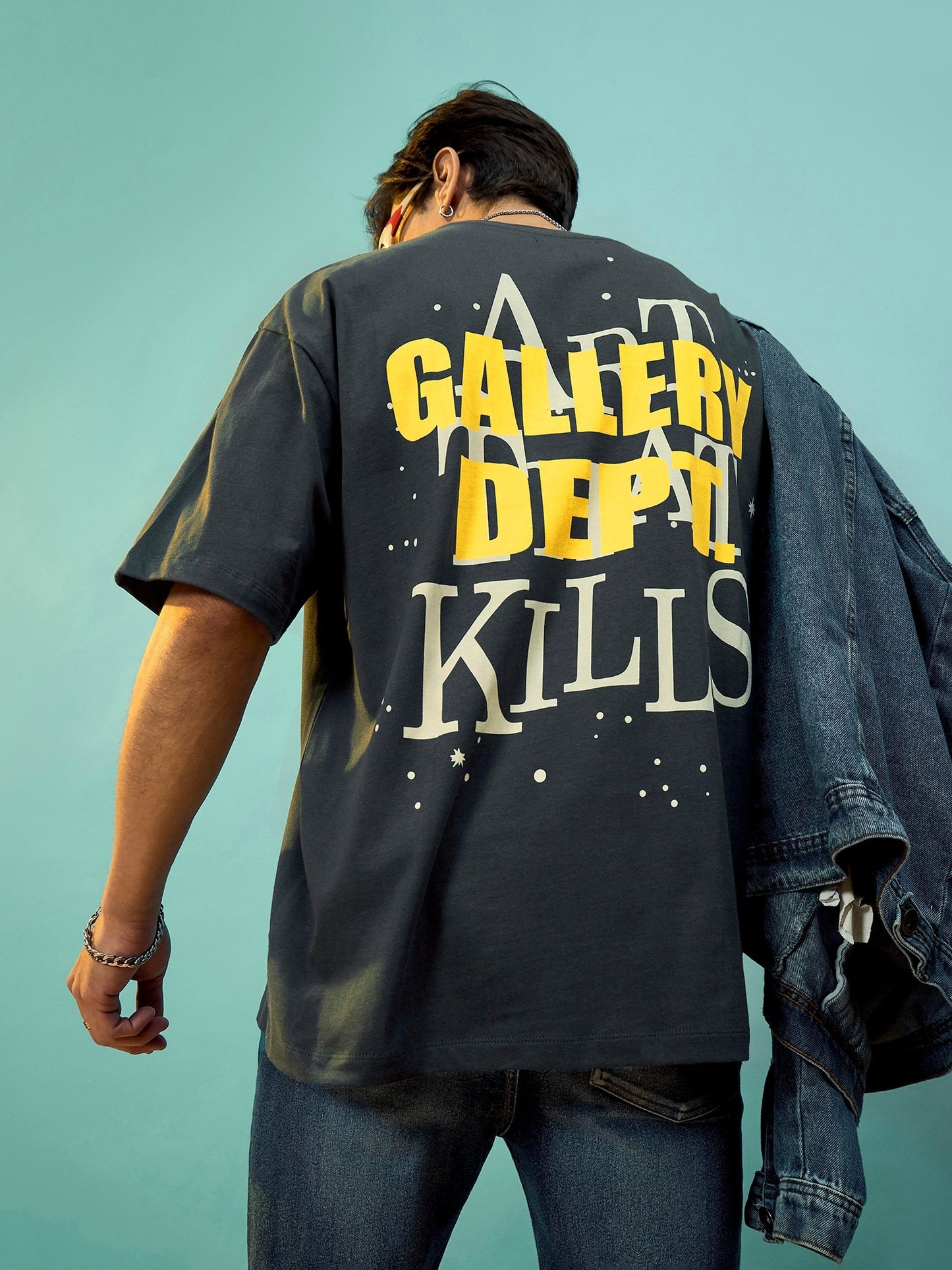 Unisex Grey Gallery Dept Oversize T-Shirt