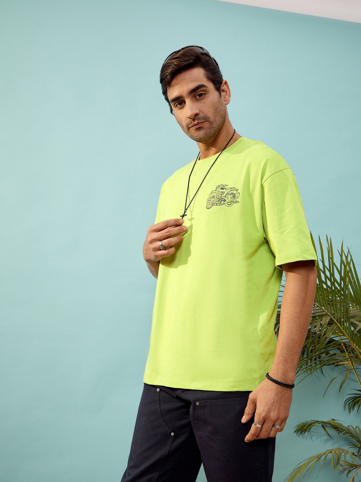 Unisex Green California Oversize T-Shirt