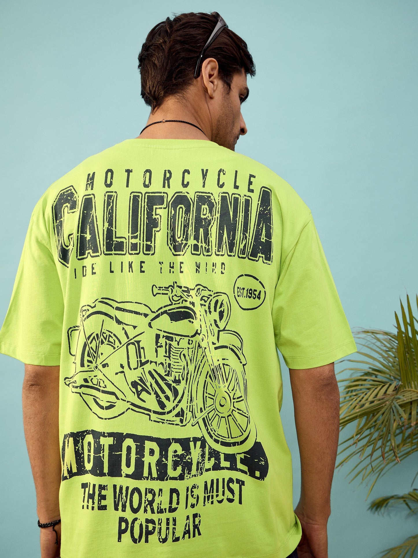 Unisex Green California Oversize T-Shirt