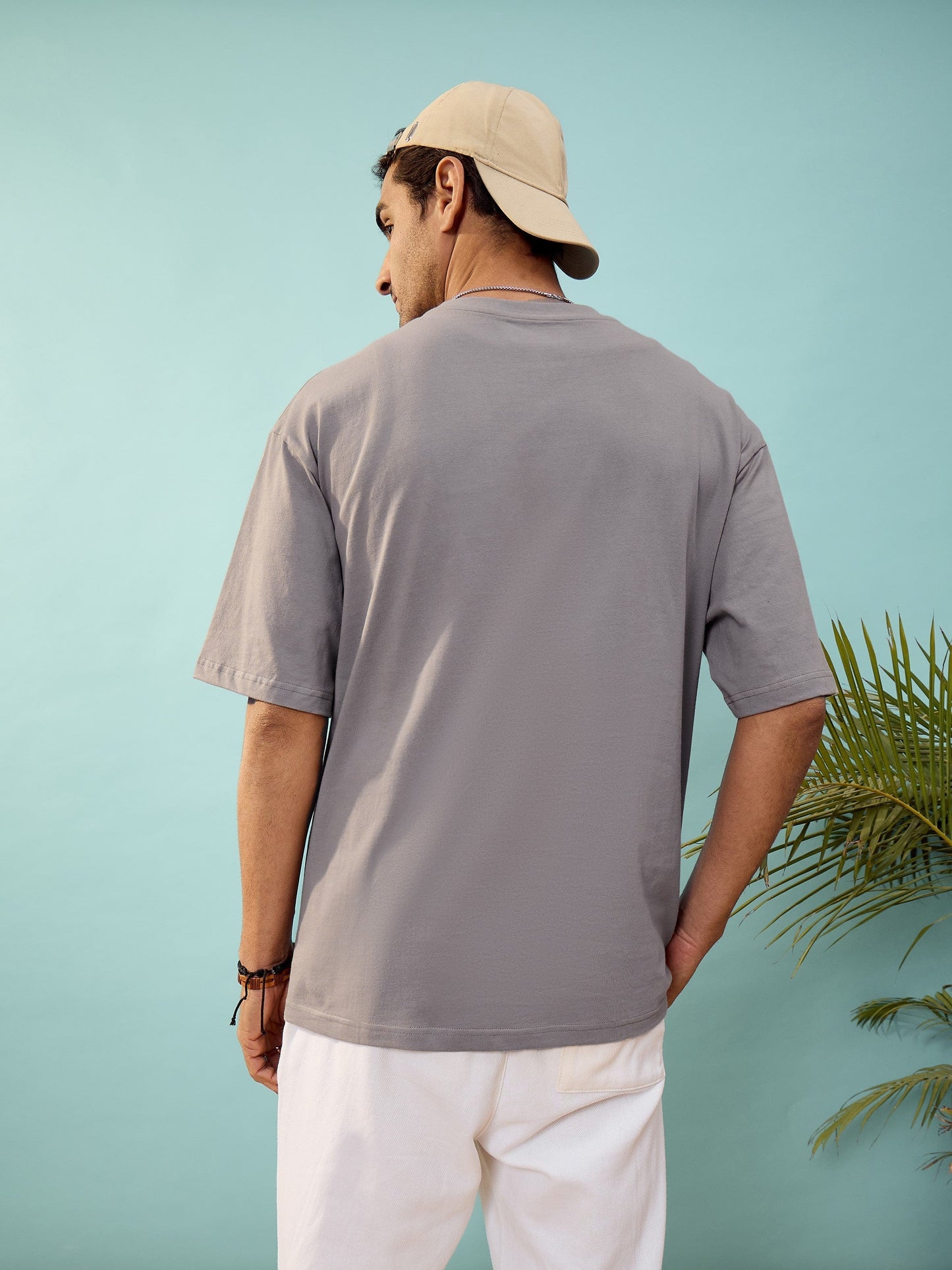 Unisex Grey Ignites Oversize T-Shirt