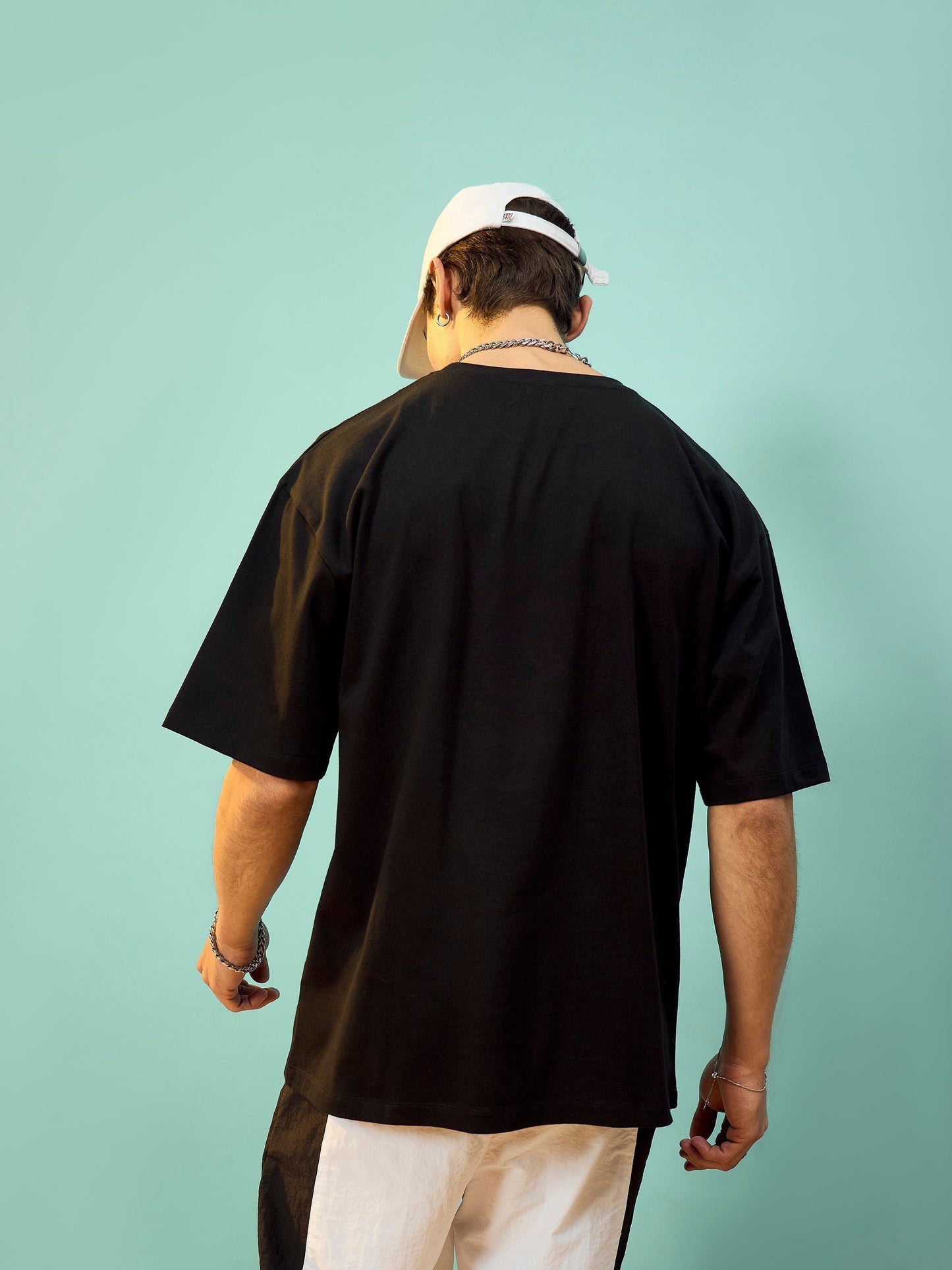 Unisex Black Enough Time Oversize T-Shirt